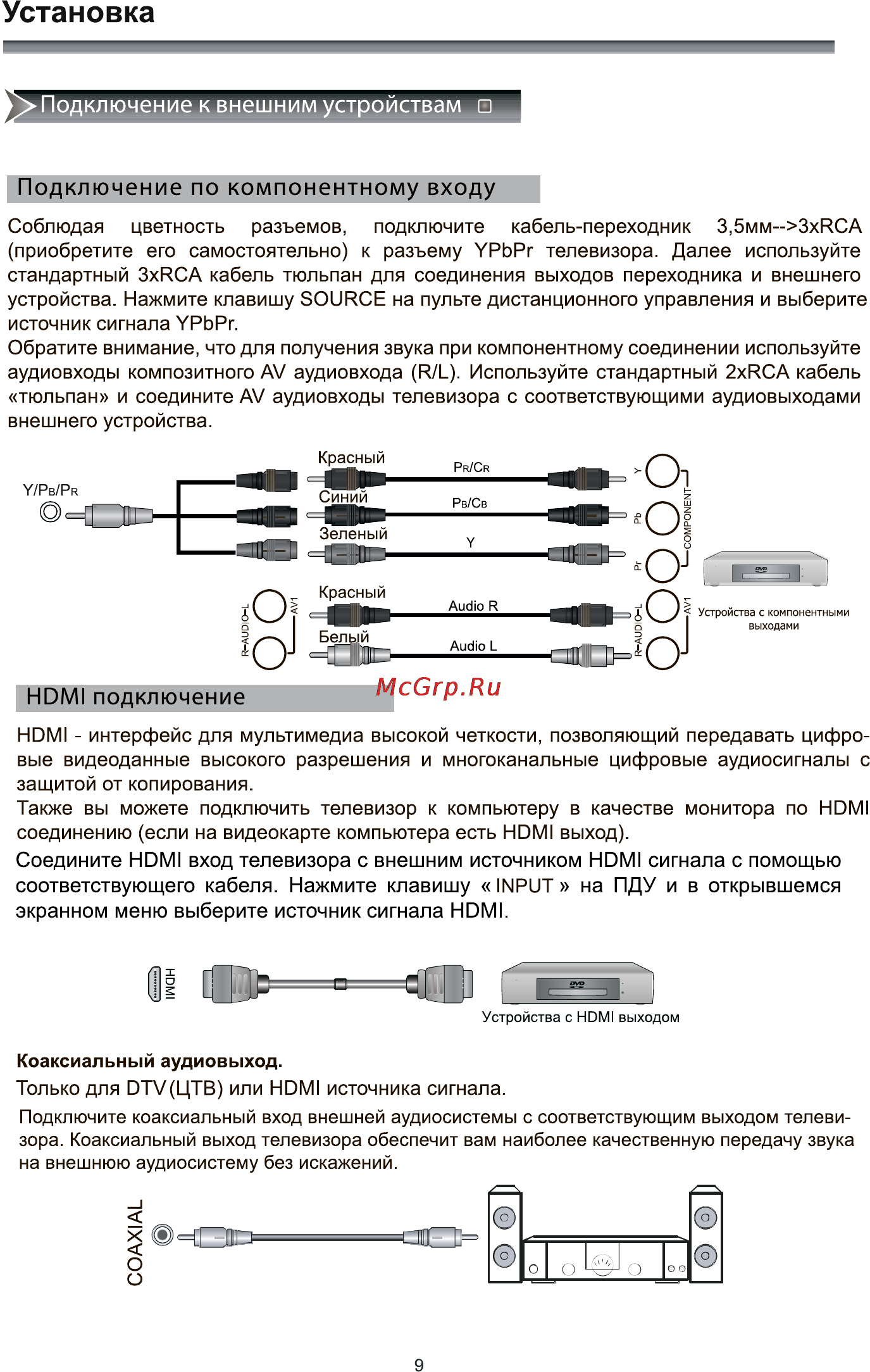 Rolsen RL-24E1302T2C [11/41] Установка