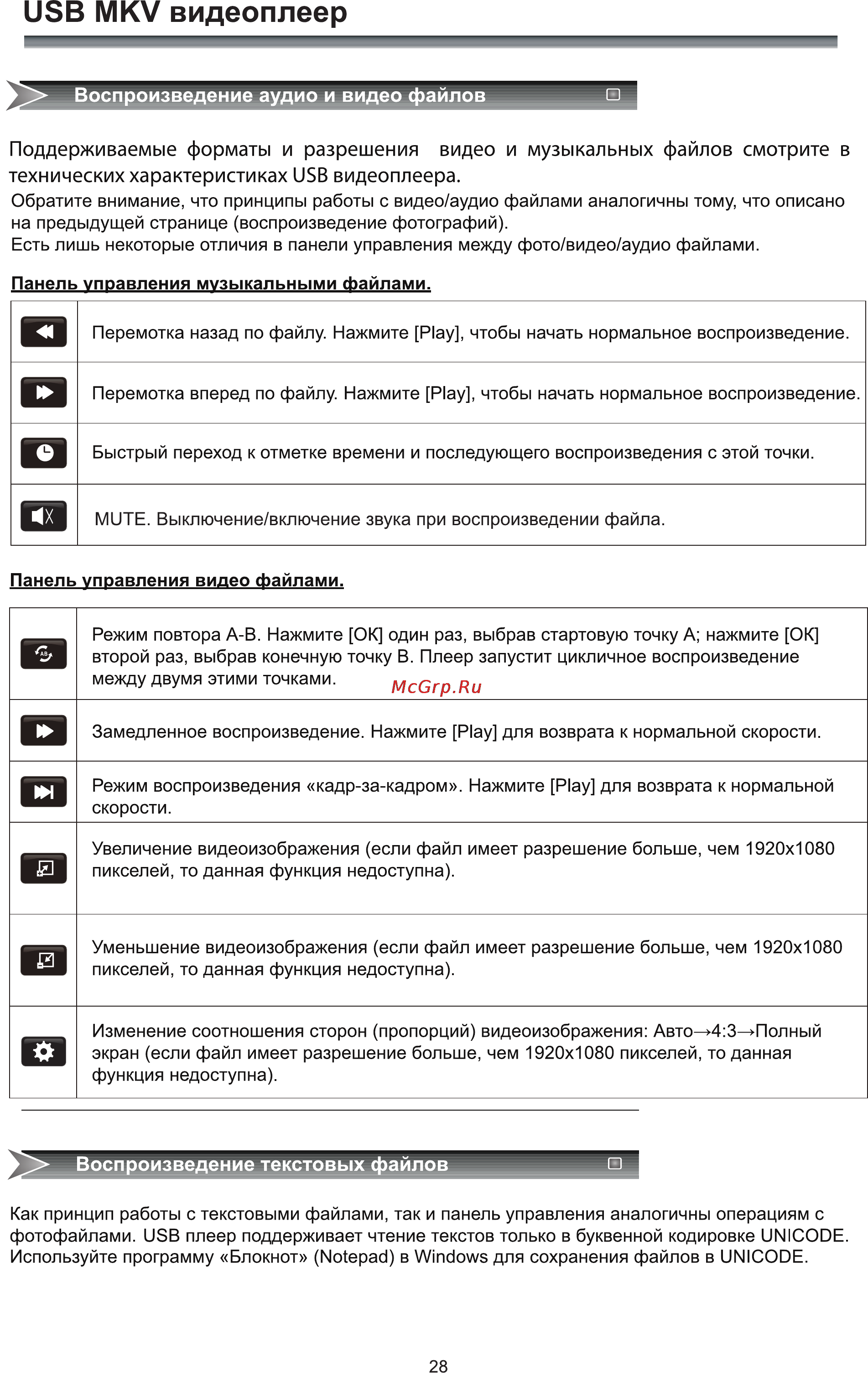 Rolsen RL-40D1508FT2 [30/40] Usb mkv видеоплеер