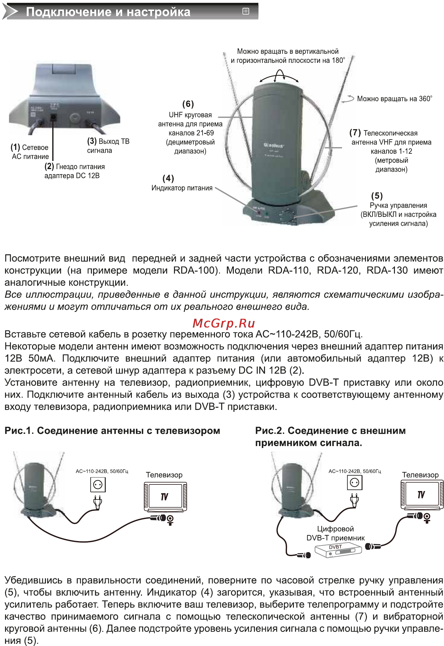 Rolsen RDA-100 Инструкция по эксплуатации онлайн [3/5] 161574