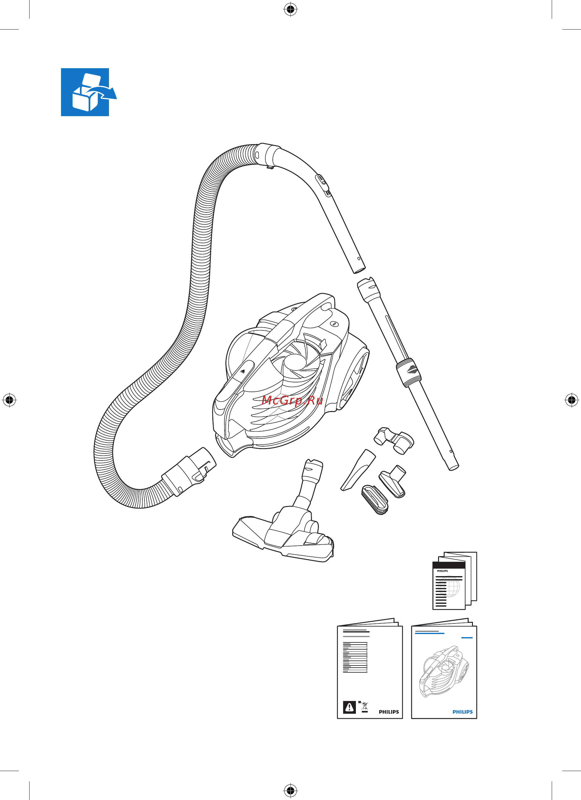 Philips fc 9911/01 Инструкция по эксплуатации онлайн [3/8] 161599
