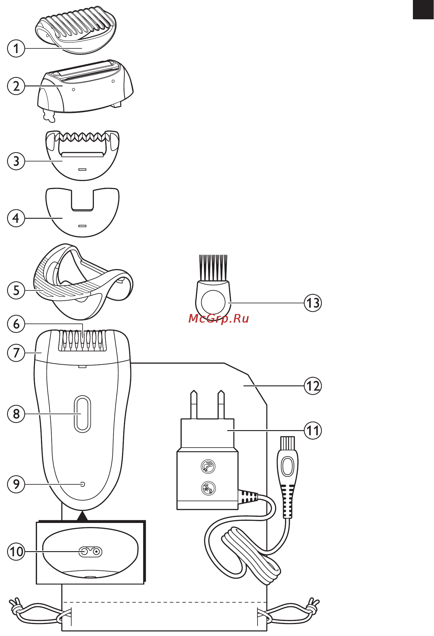 Philips hp 6523/02 Инструкция по эксплуатации онлайн [2/170] 161608