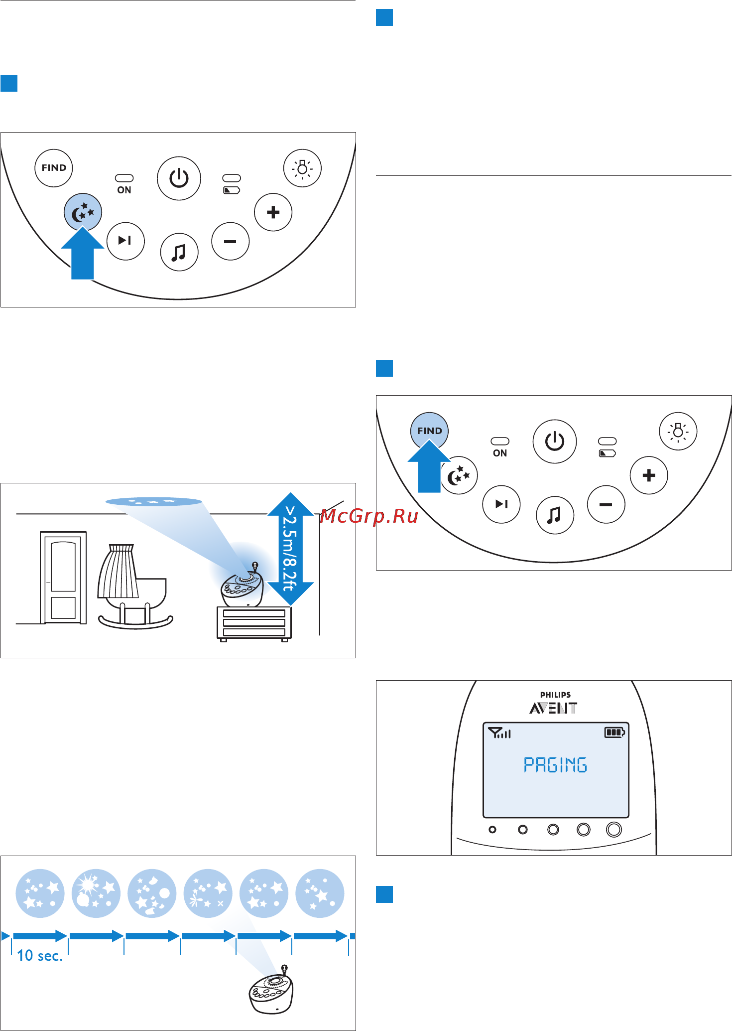 Philips Avent scd580/00 [10/460] Projector