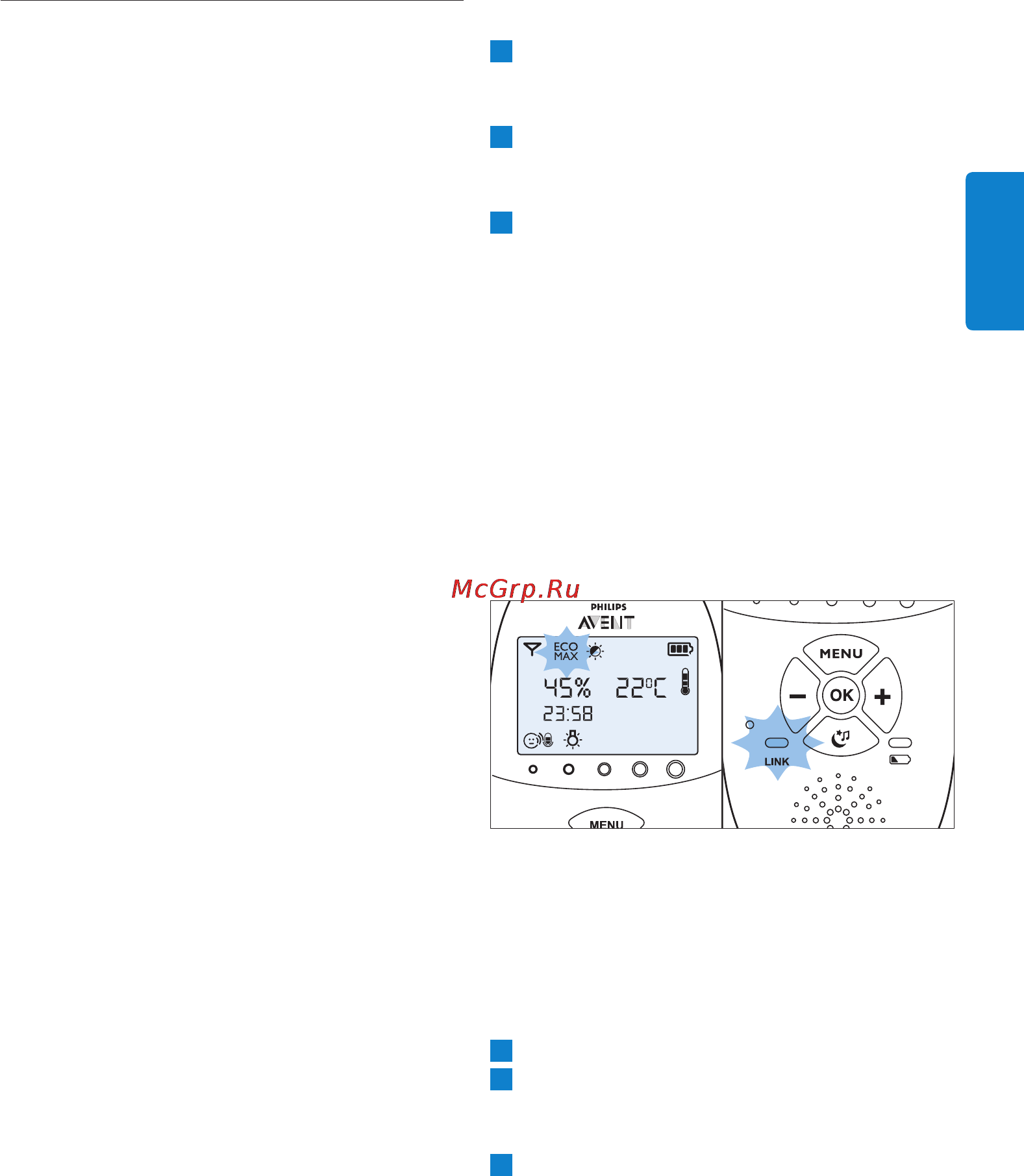 Philips Avent scd580/00 [275/460] Tryb eco max