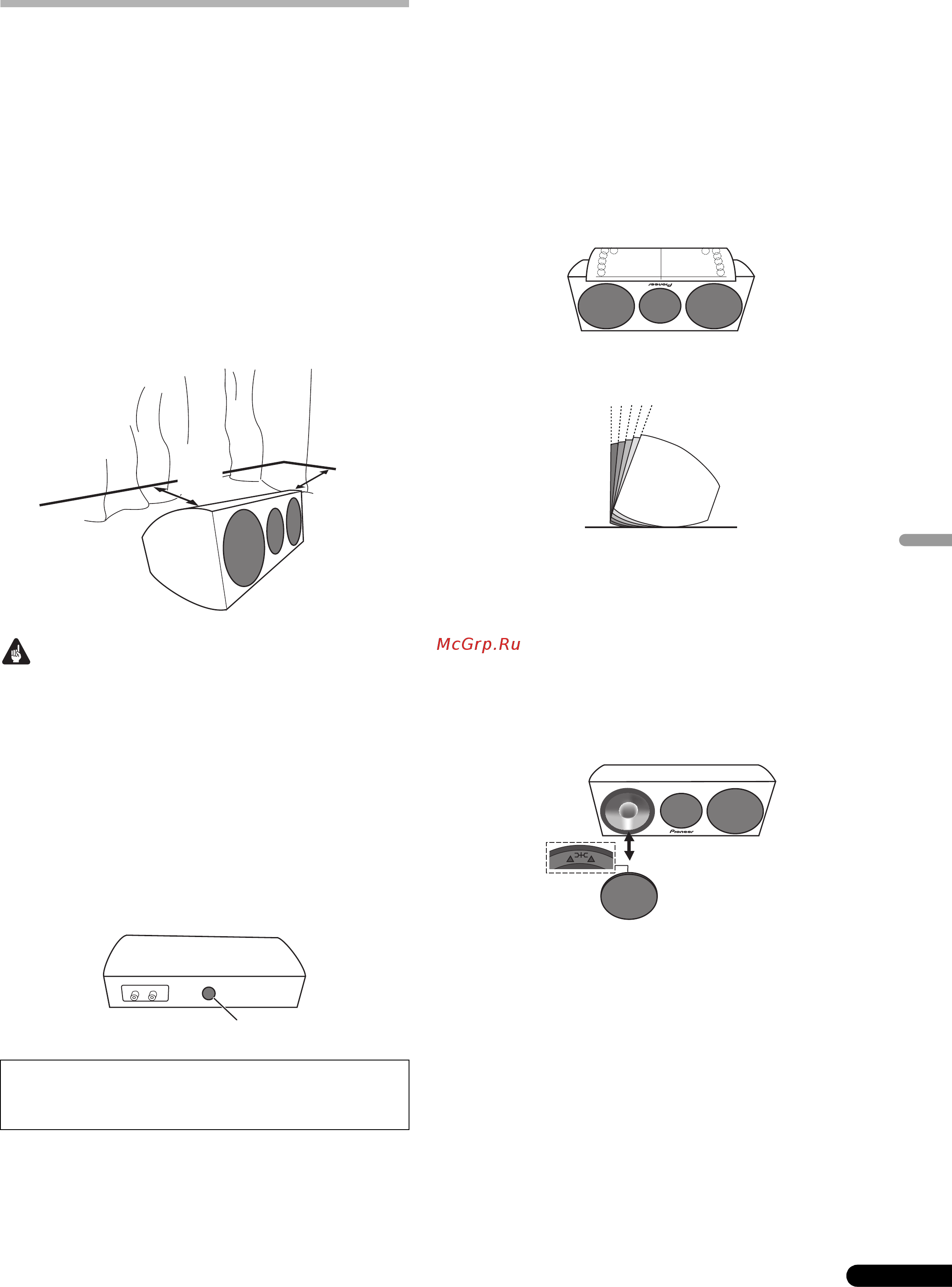 Pioneer s-31-k [15/59] Norme di installazione