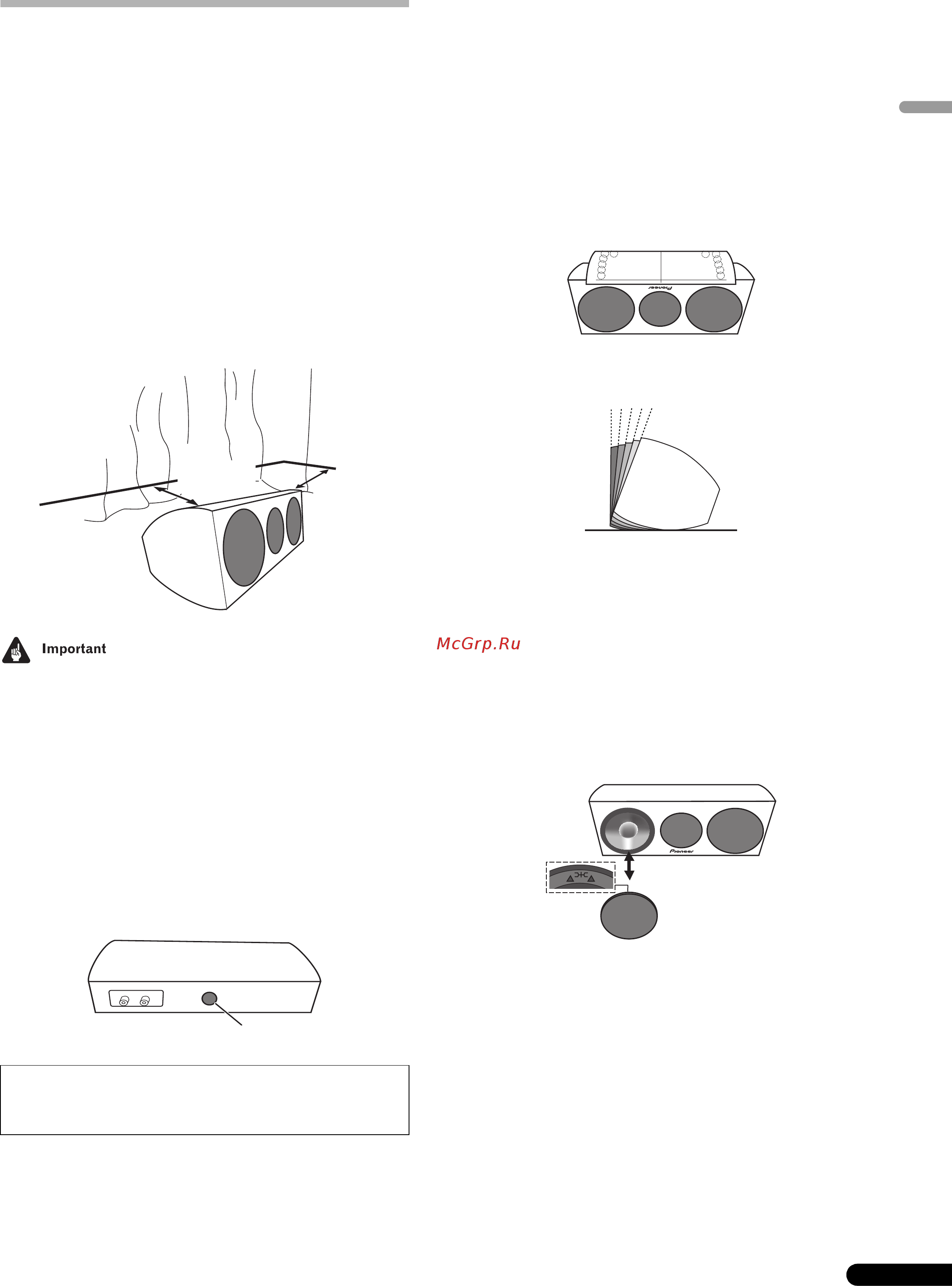 Pioneer S-31C-K Black [3/59] How to install