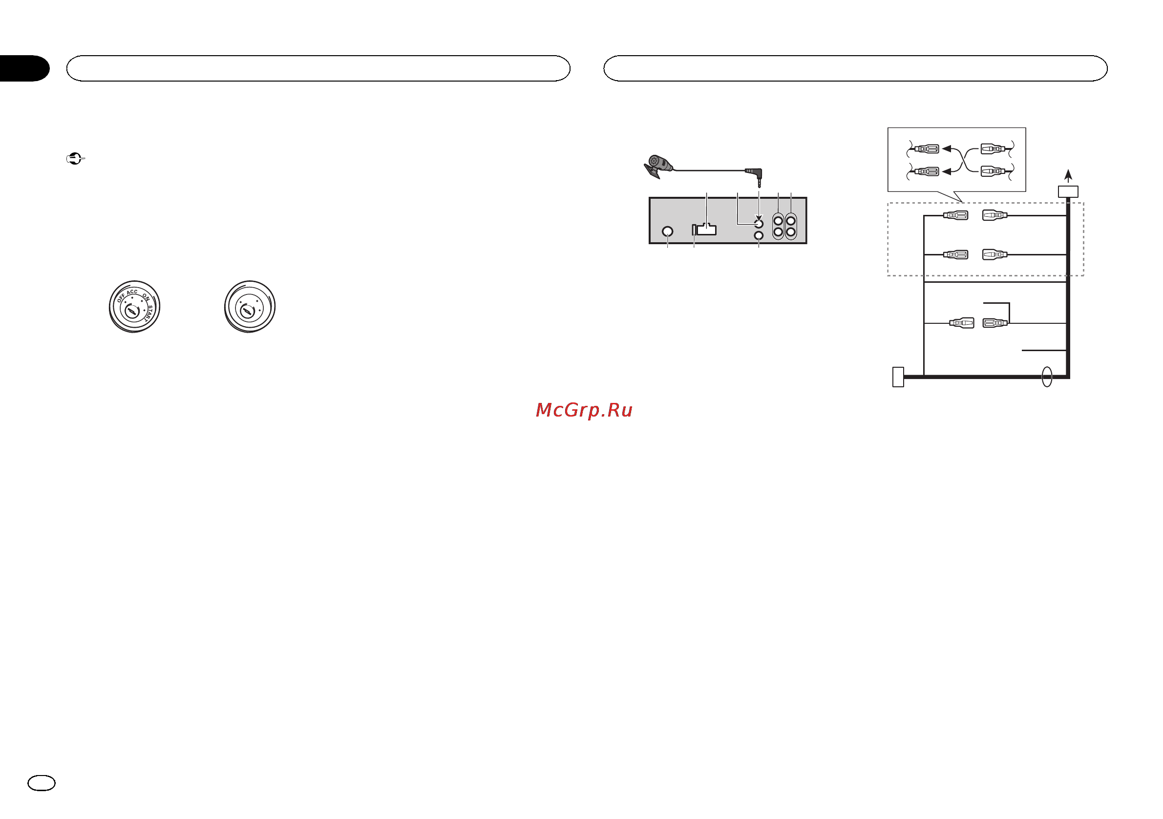 Pioneer mvh-x360bt [58/156] Collegamenti