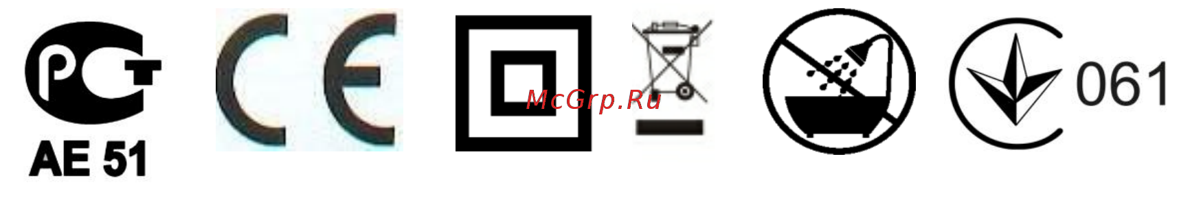 Polaris PCG 0914 [6/13] Информация о сертификации