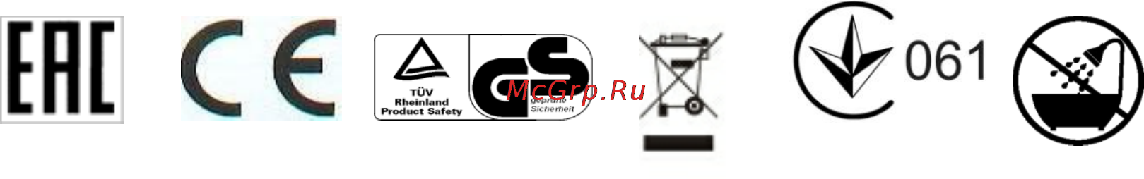 Polaris pwk 1843ca [14/22] Інформація про сертифікацію