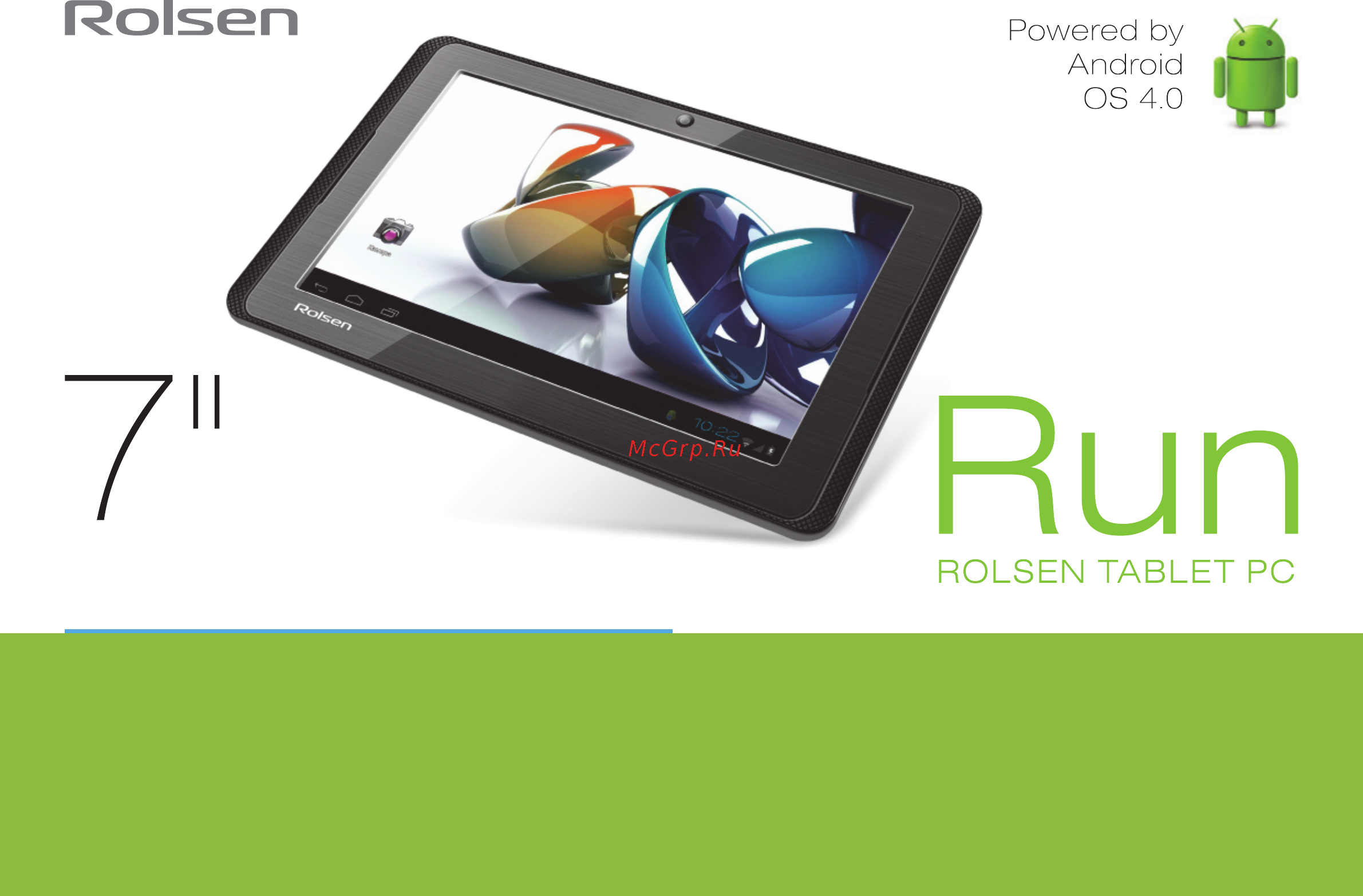 Rolsen RTB 7.4D Run Инструкция по эксплуатации онлайн