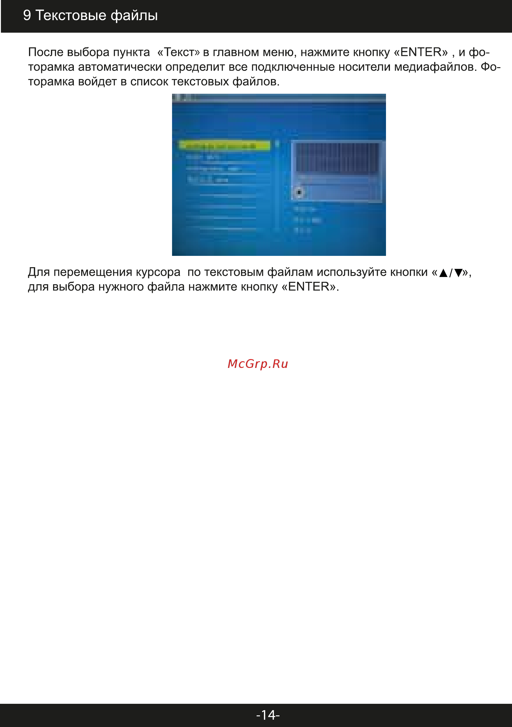 Rolsen RDF-850 [14/20] Текстовые файлы