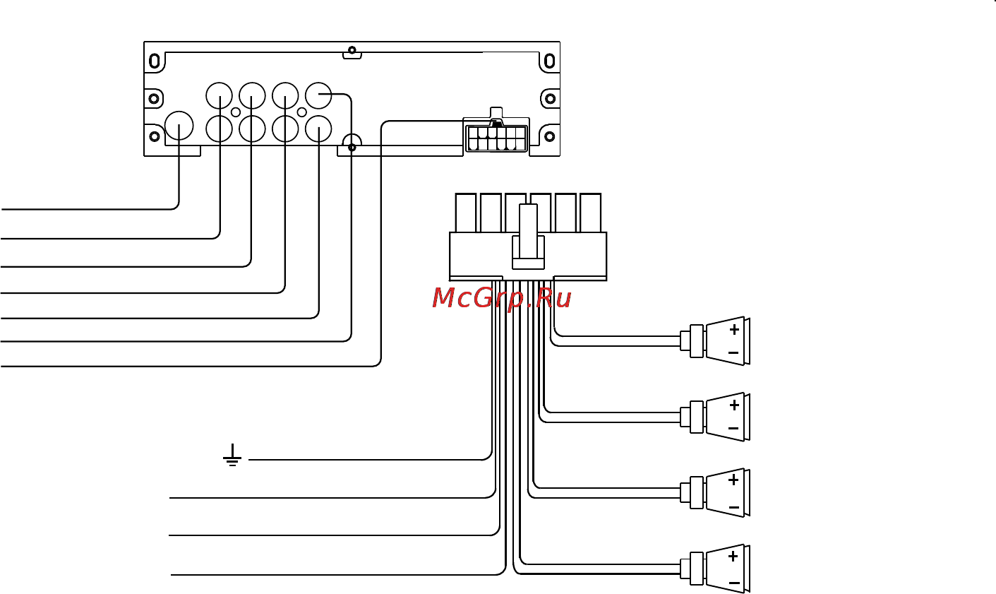Rolsen RCR-350 [6/16] Когда панель примет открытое положение приподнимите ее под небольшим углом затем высвободите правый крепежный элемент панели из паза ресивера после этого высвободите правую часть