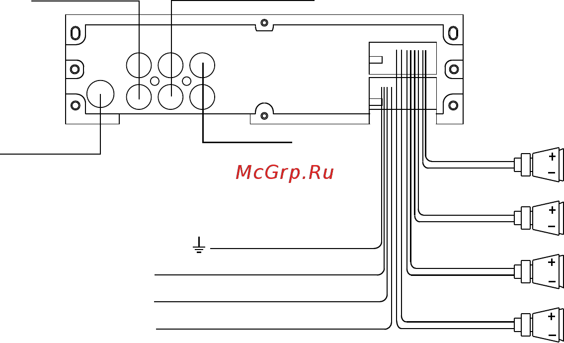 Rolsen RCR-456 [6/22] Схемы подключения