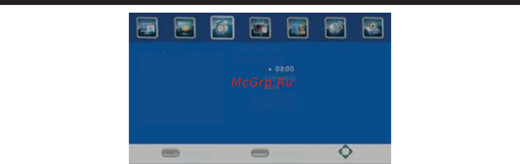 Rolsen RCL-1000Z [15/23] Главное меню