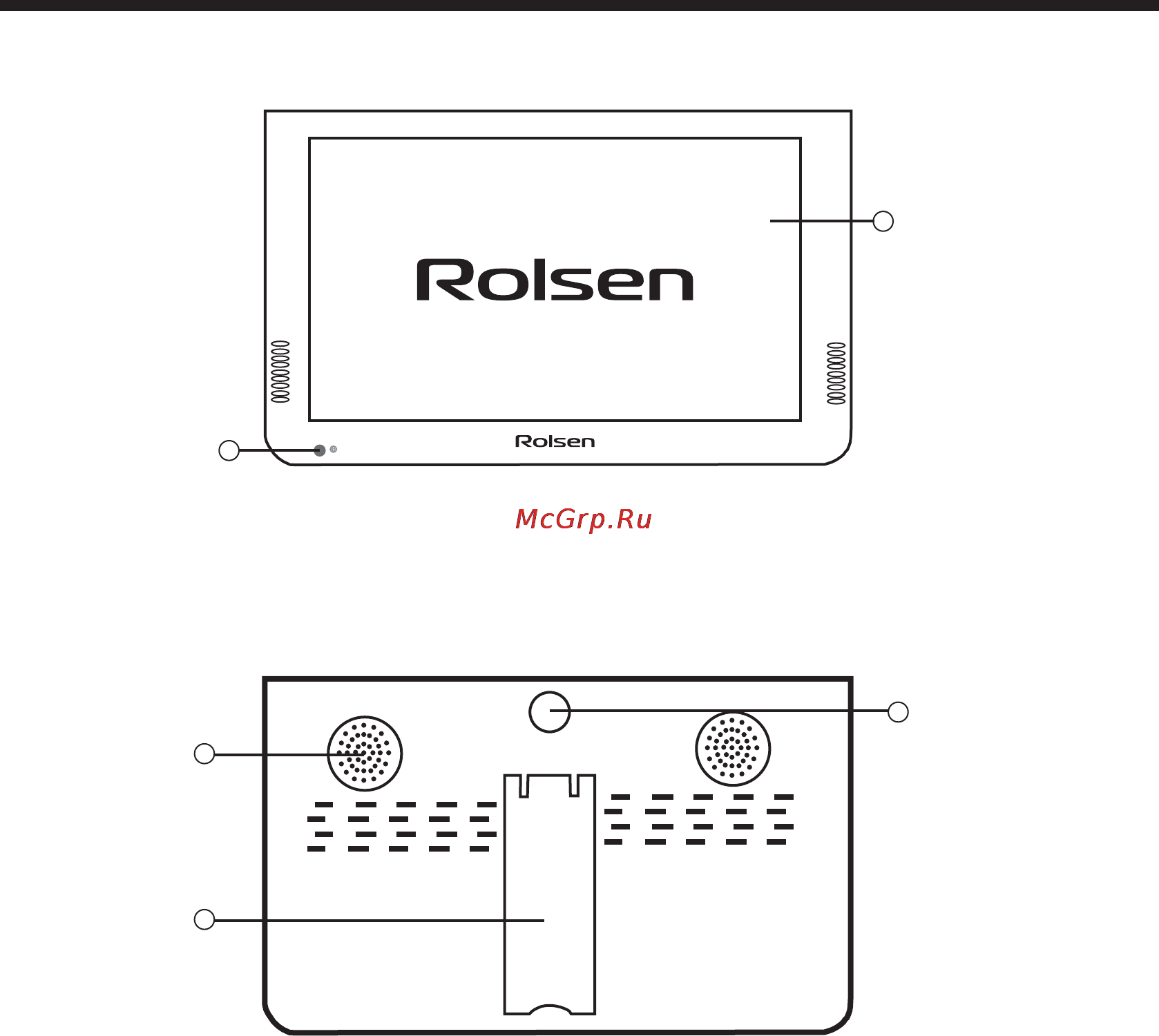 Rolsen RCL-1000Z [4/23] Внешний вид
