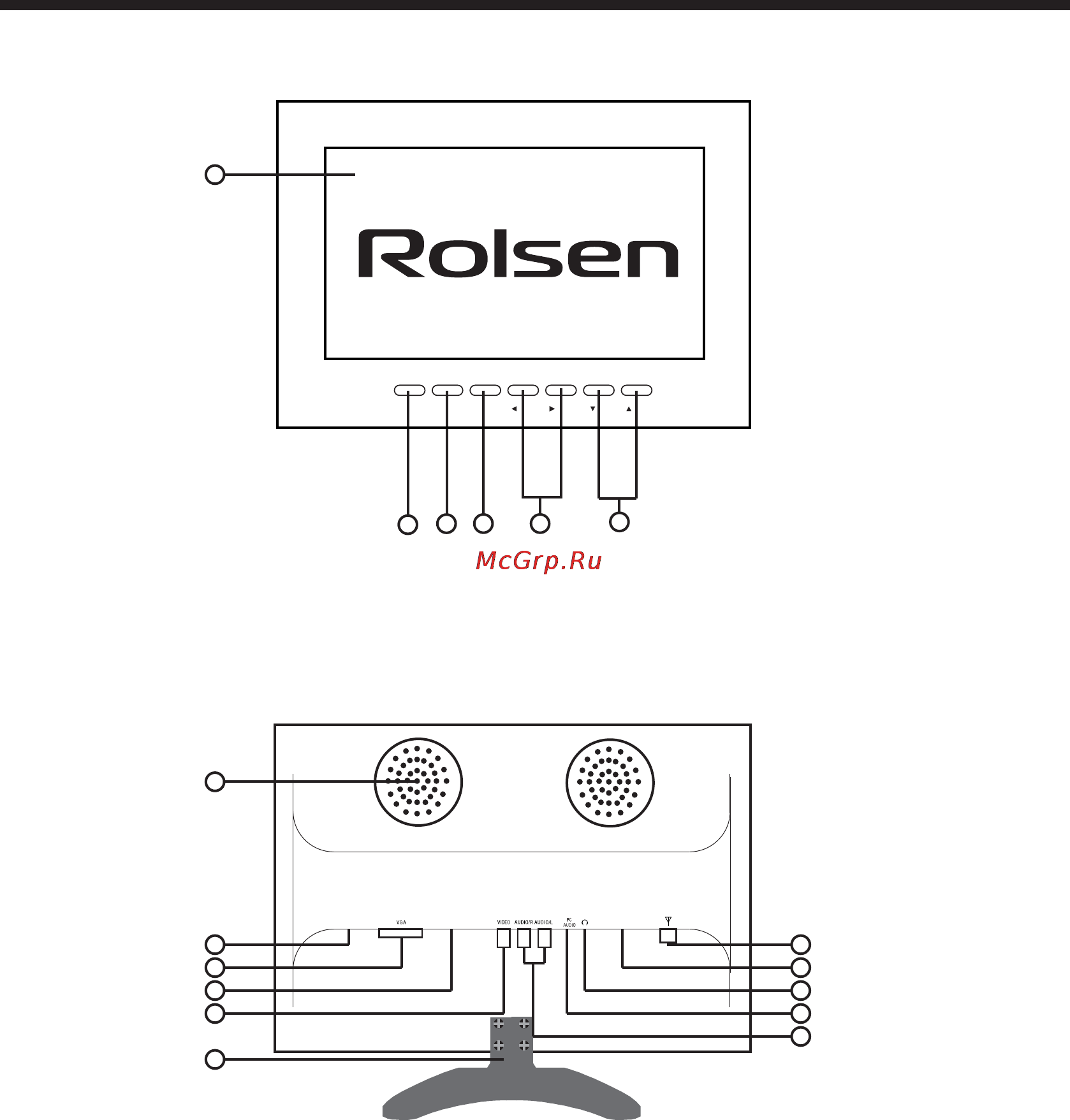 Rolsen RCL-1210Z [4/16] Внешний вид