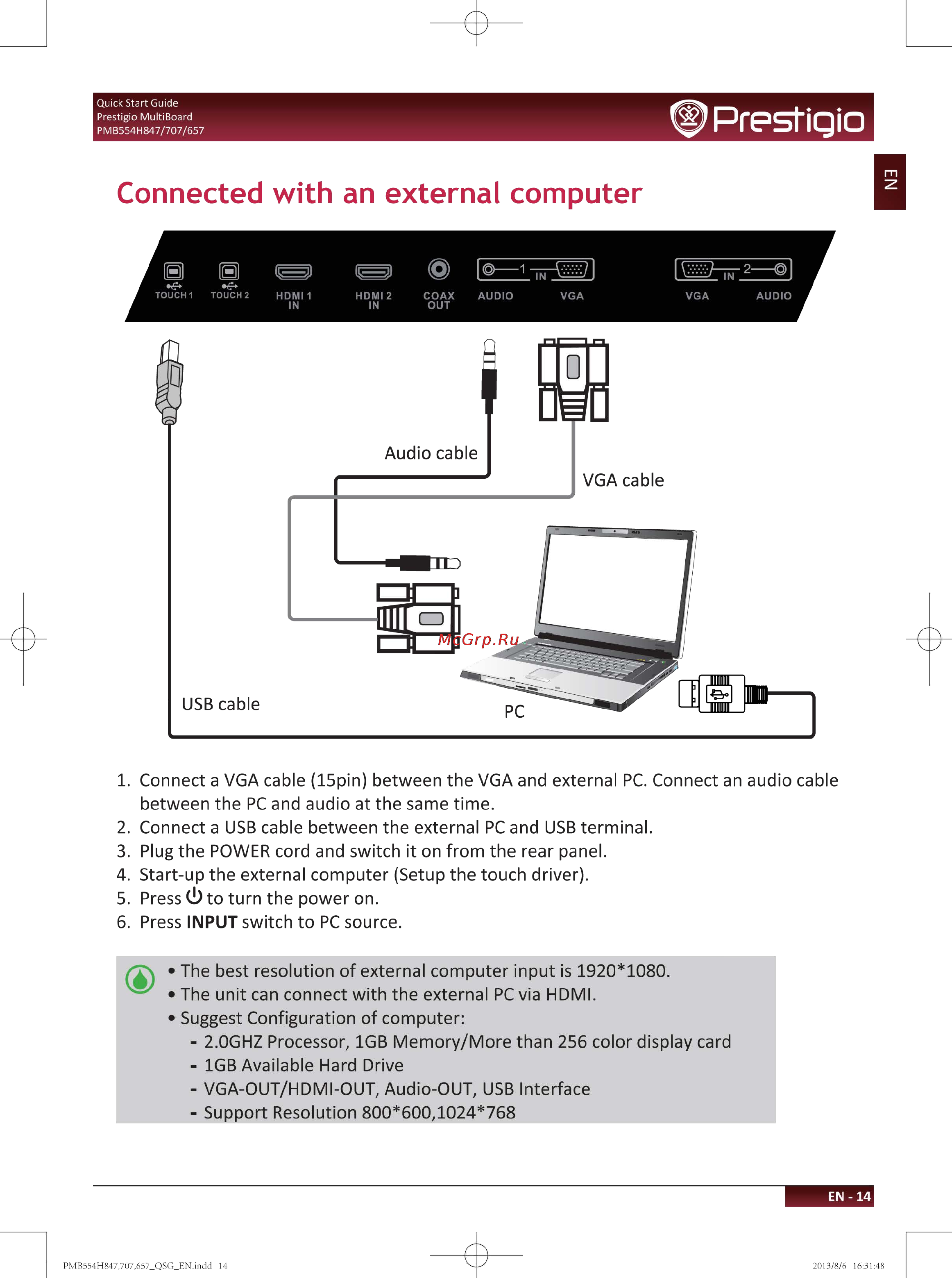 Prestigio multiboard 84