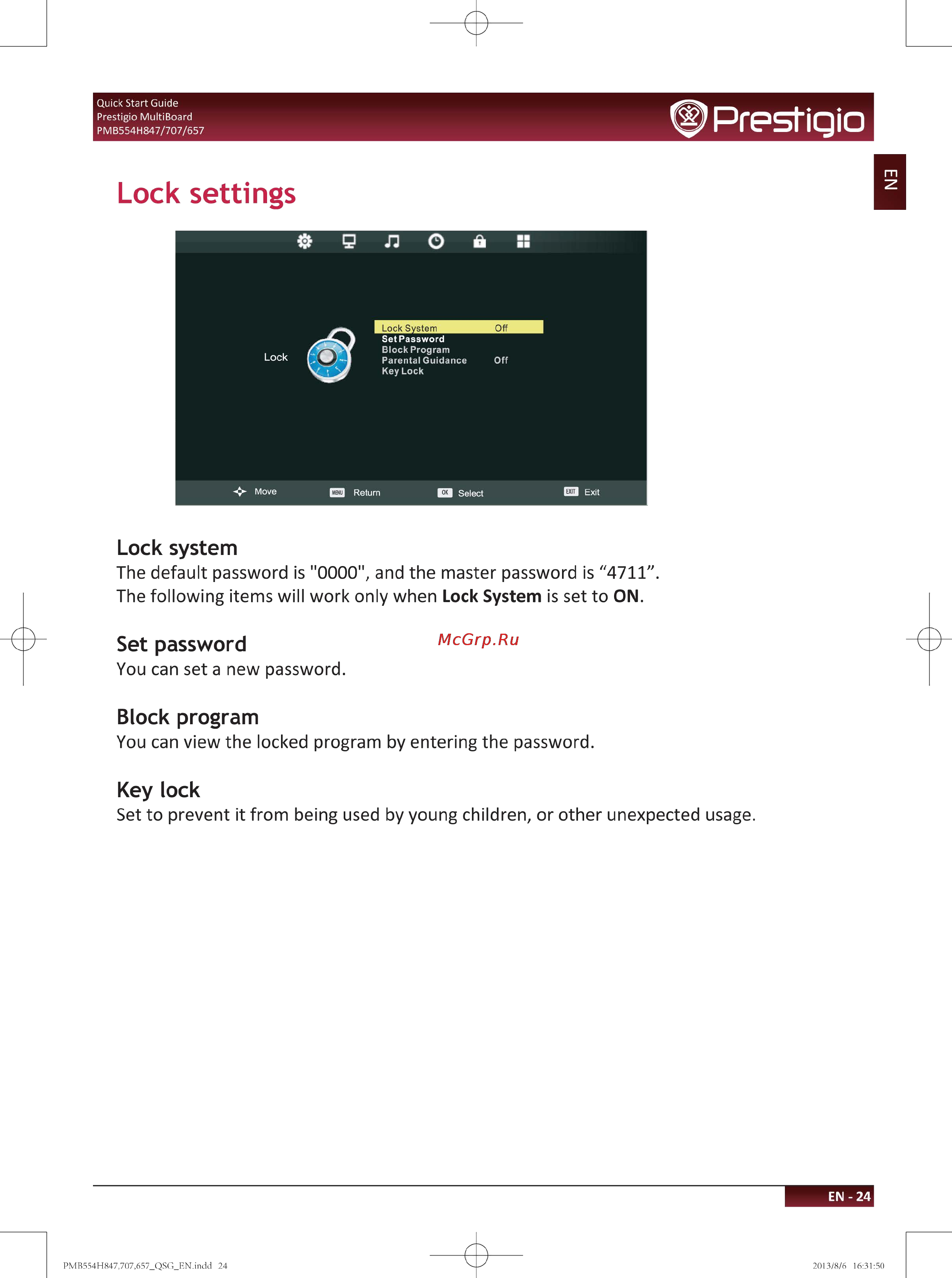 Prestigio multiboard 84