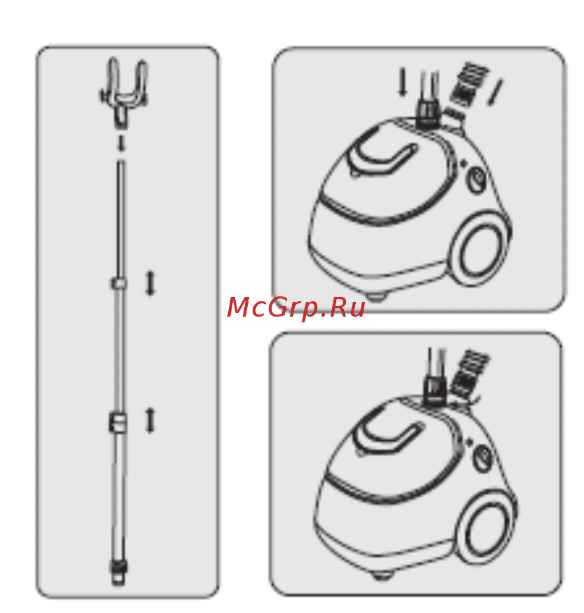 Polaris PGS 1607VA Фиолетовый, белый [32/40] Жинақталуы