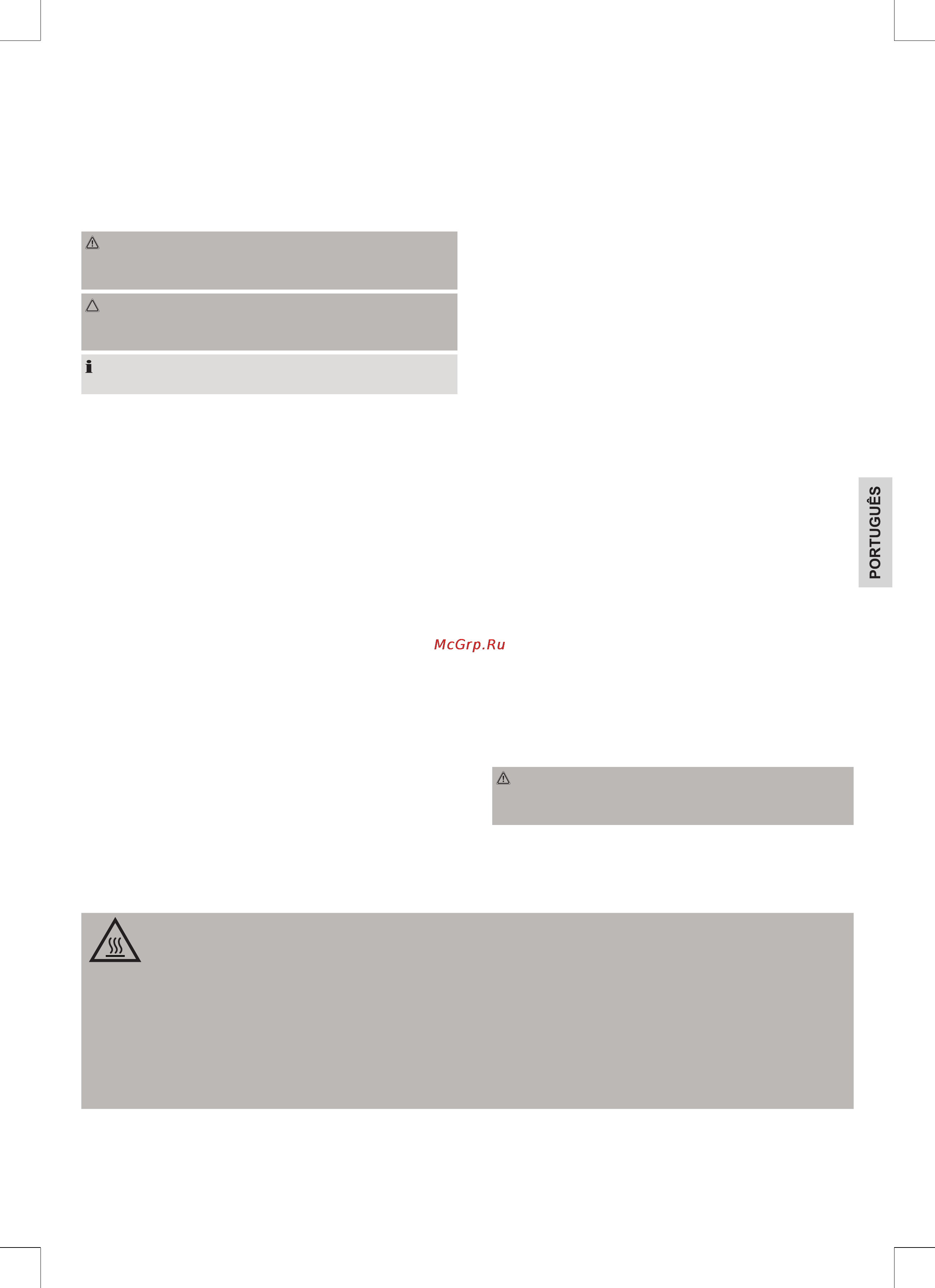 ProfiCook pc-mkm 1074 [35/66] Aviso superfície quente