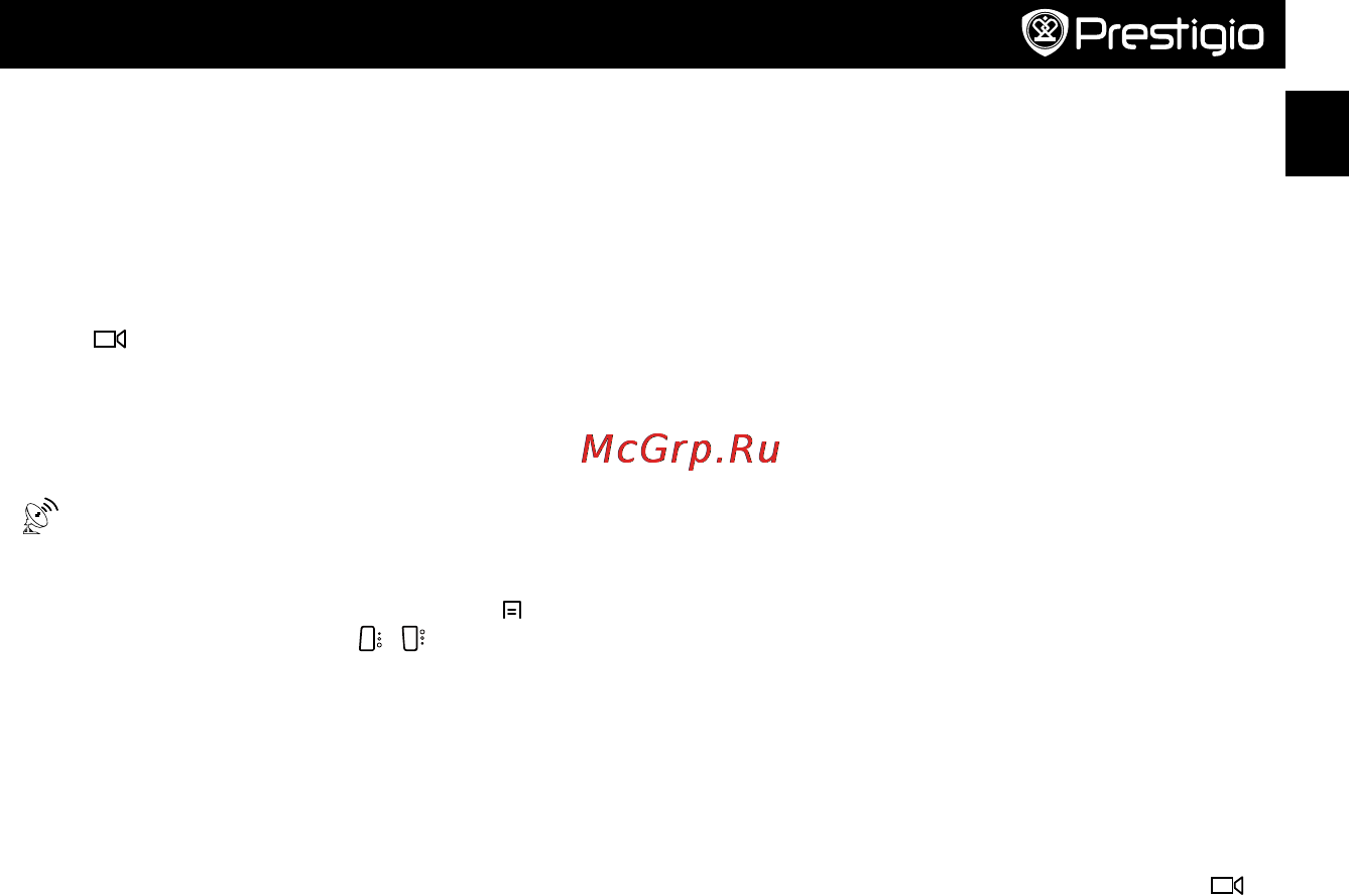 Prestigio roadrunner 570 [5/50] Меню настроек