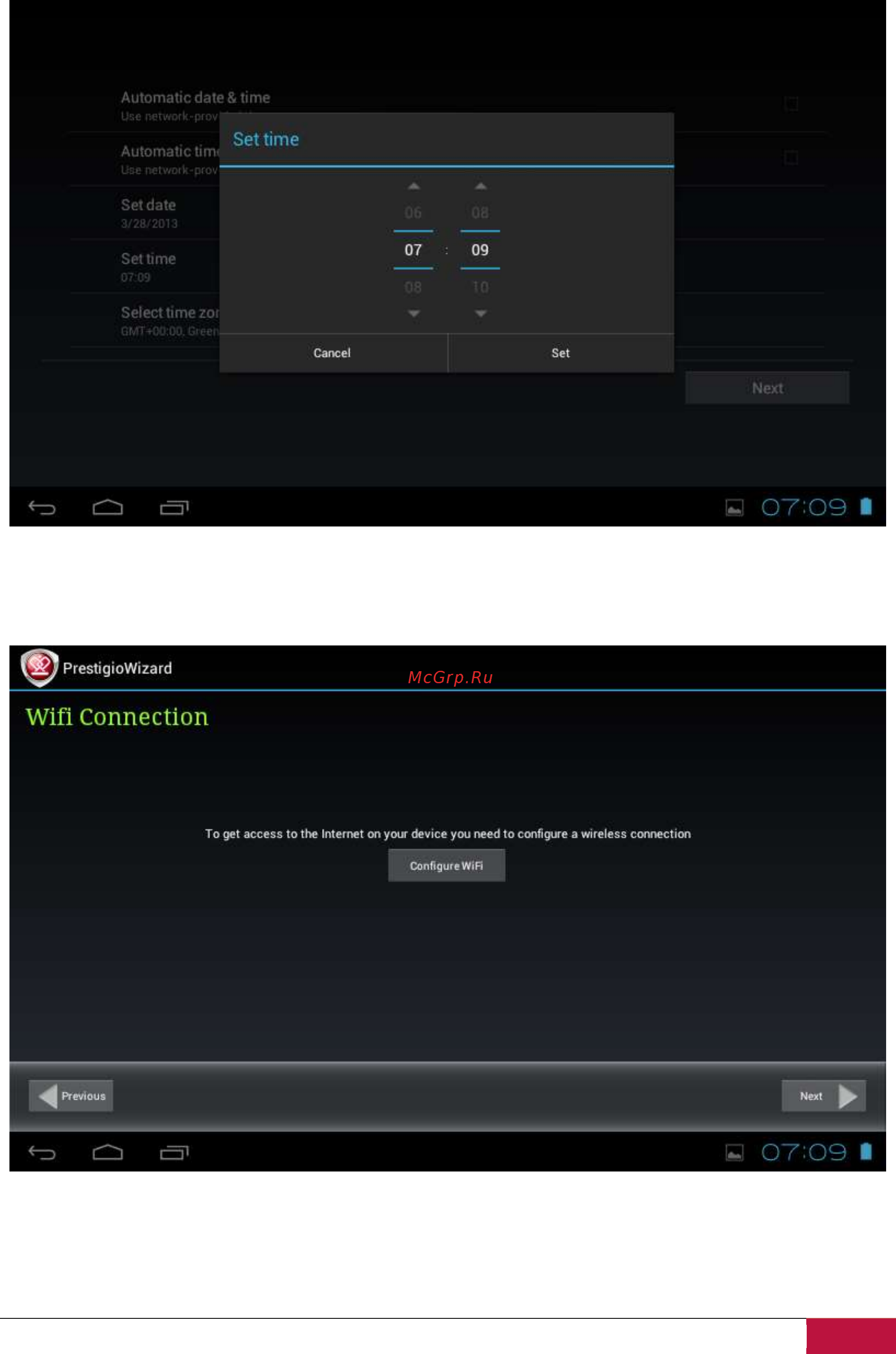 Prestigio multipad 7.0 ultra+ (pmt3677_wi_b_bk) 4gb black Инструкция по эксплуатации онлайн [10/58] 162168