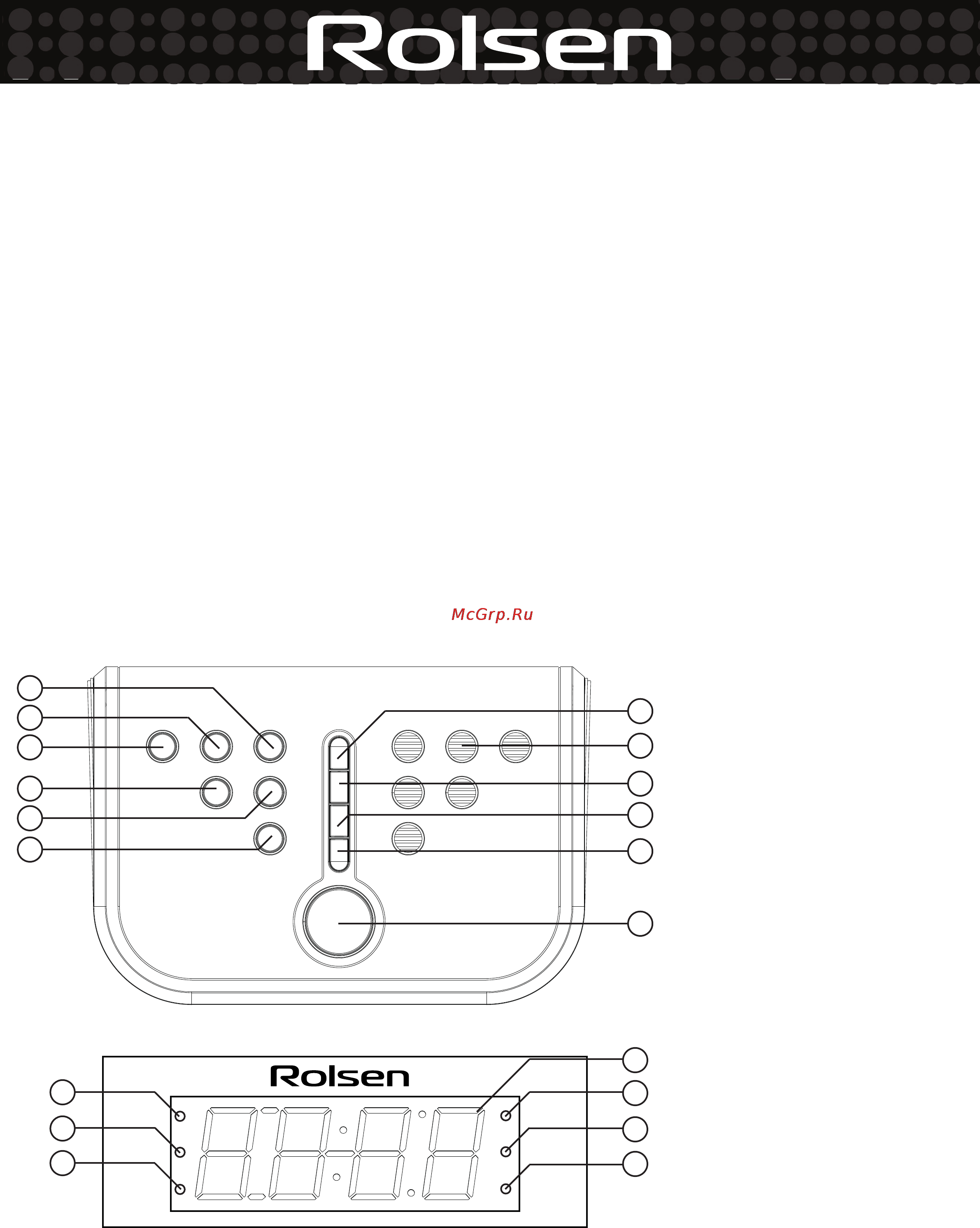 Rolsen CR-112 Инструкция по эксплуатации онлайн