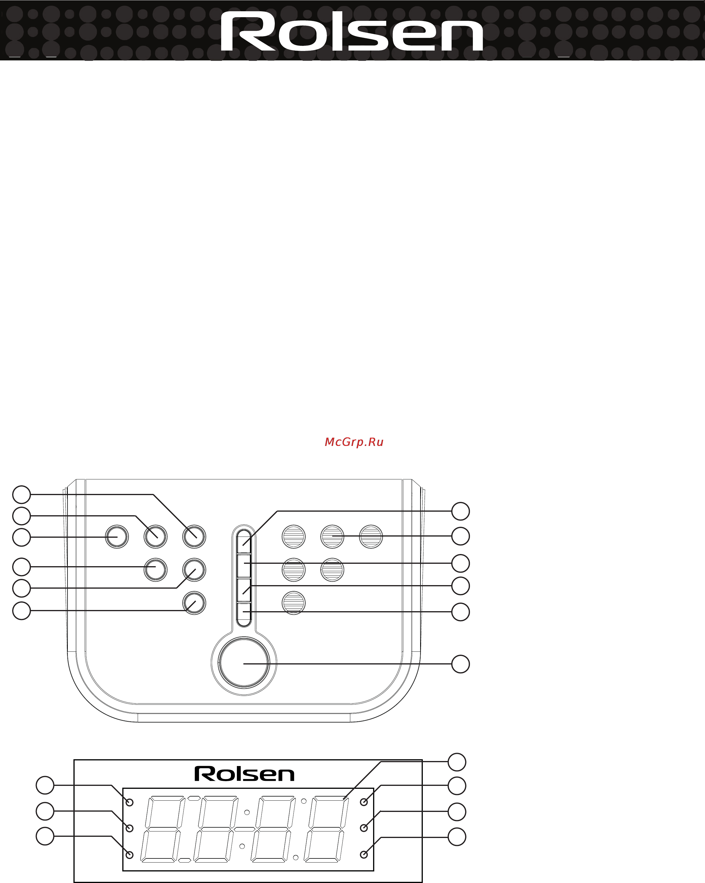 Rolsen CR-120 [3/10] Руководство по эксплуатации радиоприемник с часами модель cr 110