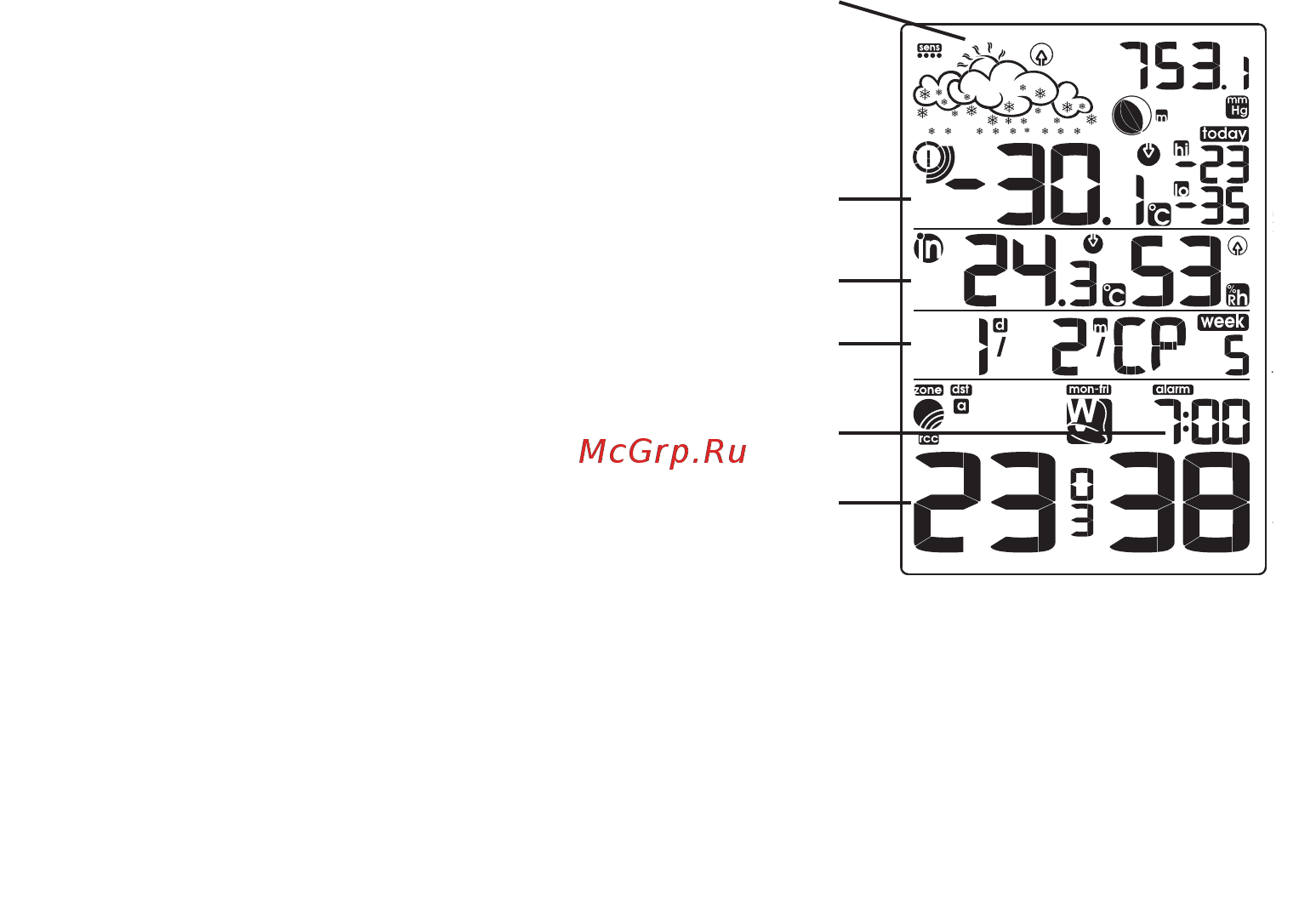 RST 02889 (meteo light IQ889) Инструкция по эксплуатации онлайн [6/46] 732732