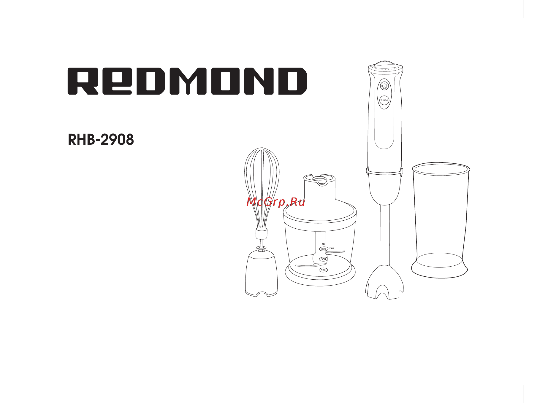 Redmond rhb-2908 [3/28] Руководство по эксплуатации