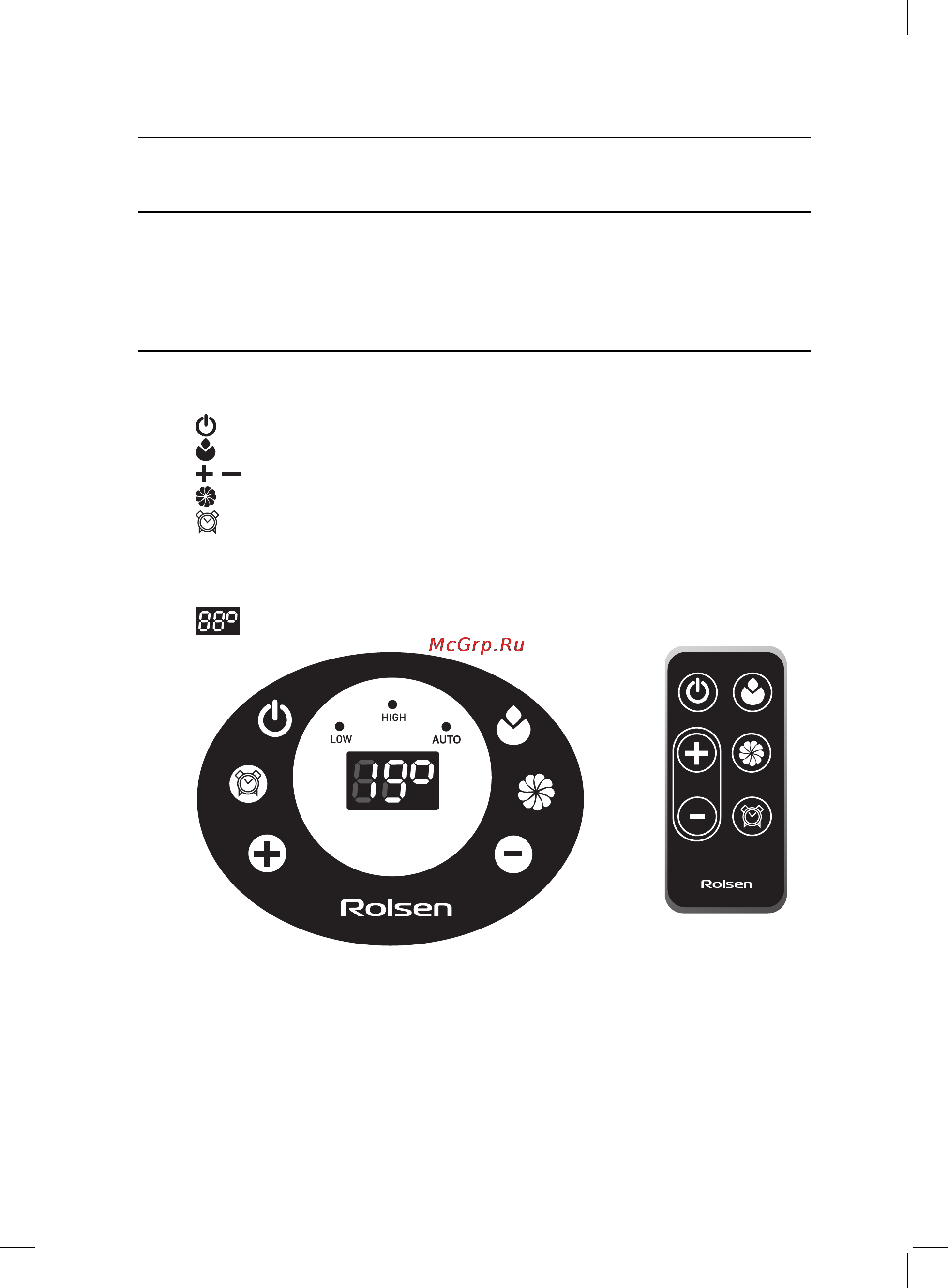 Rolsen RTH-2555RT [4/11] Эксплуатация