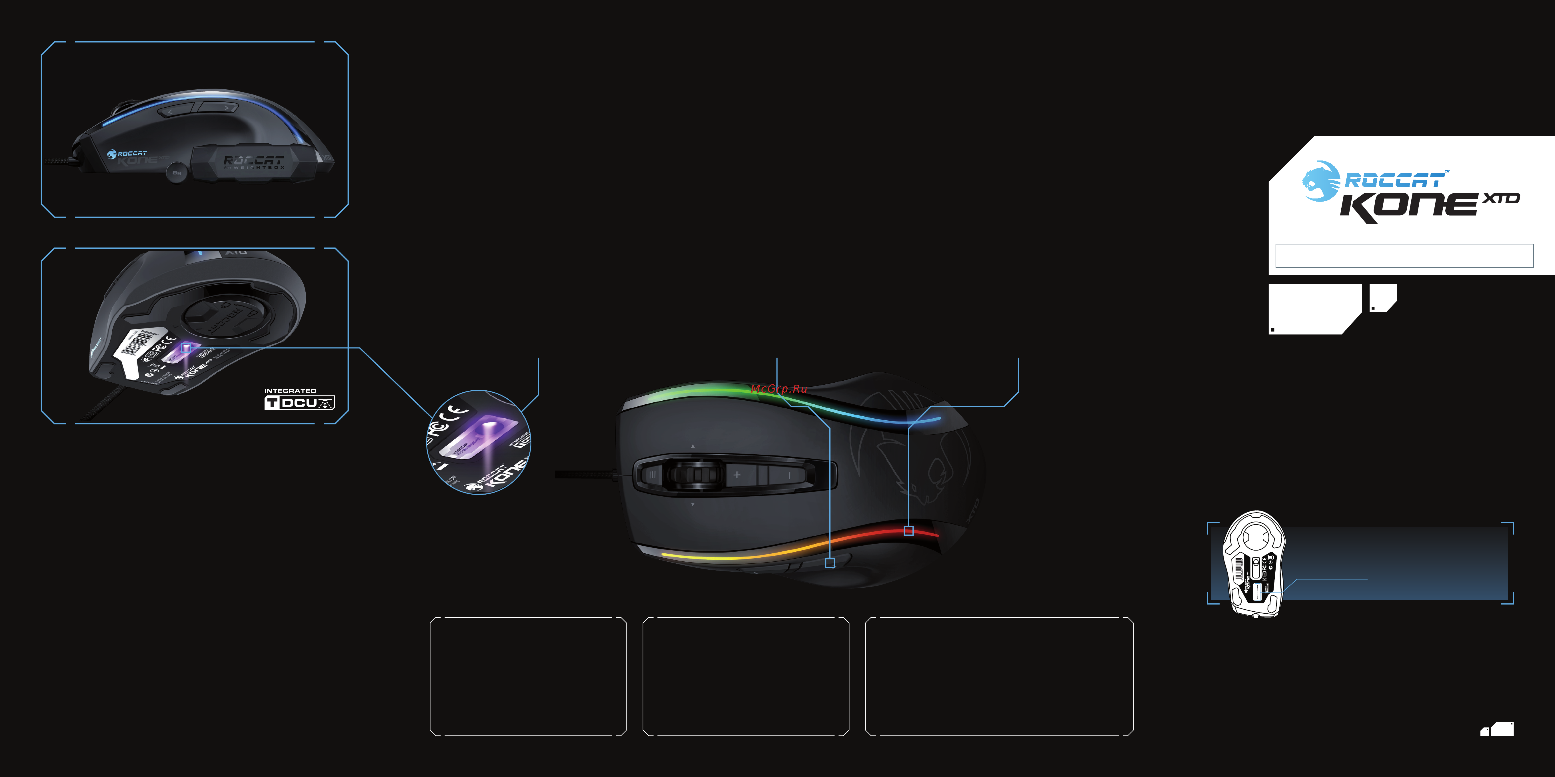Roccat kone xtd black usb Инструкция по эксплуатации онлайн