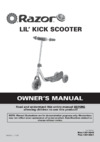Razor lil kick scooter pink Инструкция по эксплуатации