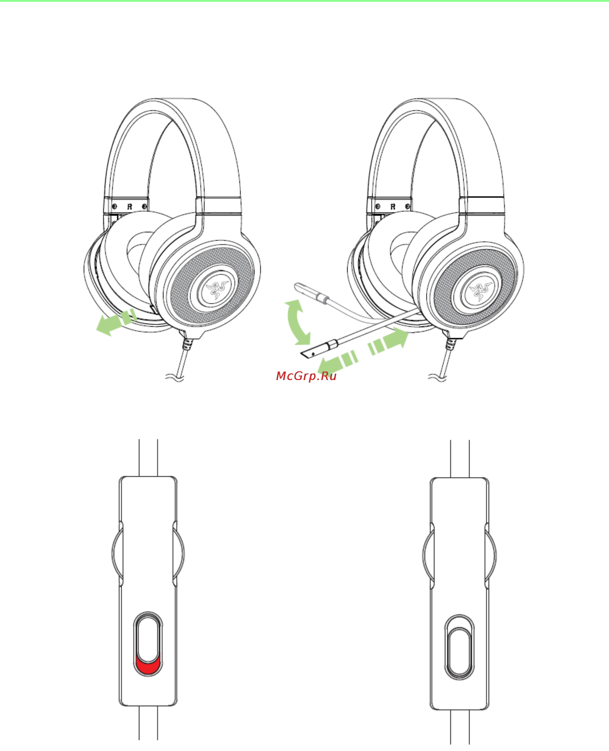 Razer kraken pro 2015 [7/12] Использование razer kraken pro