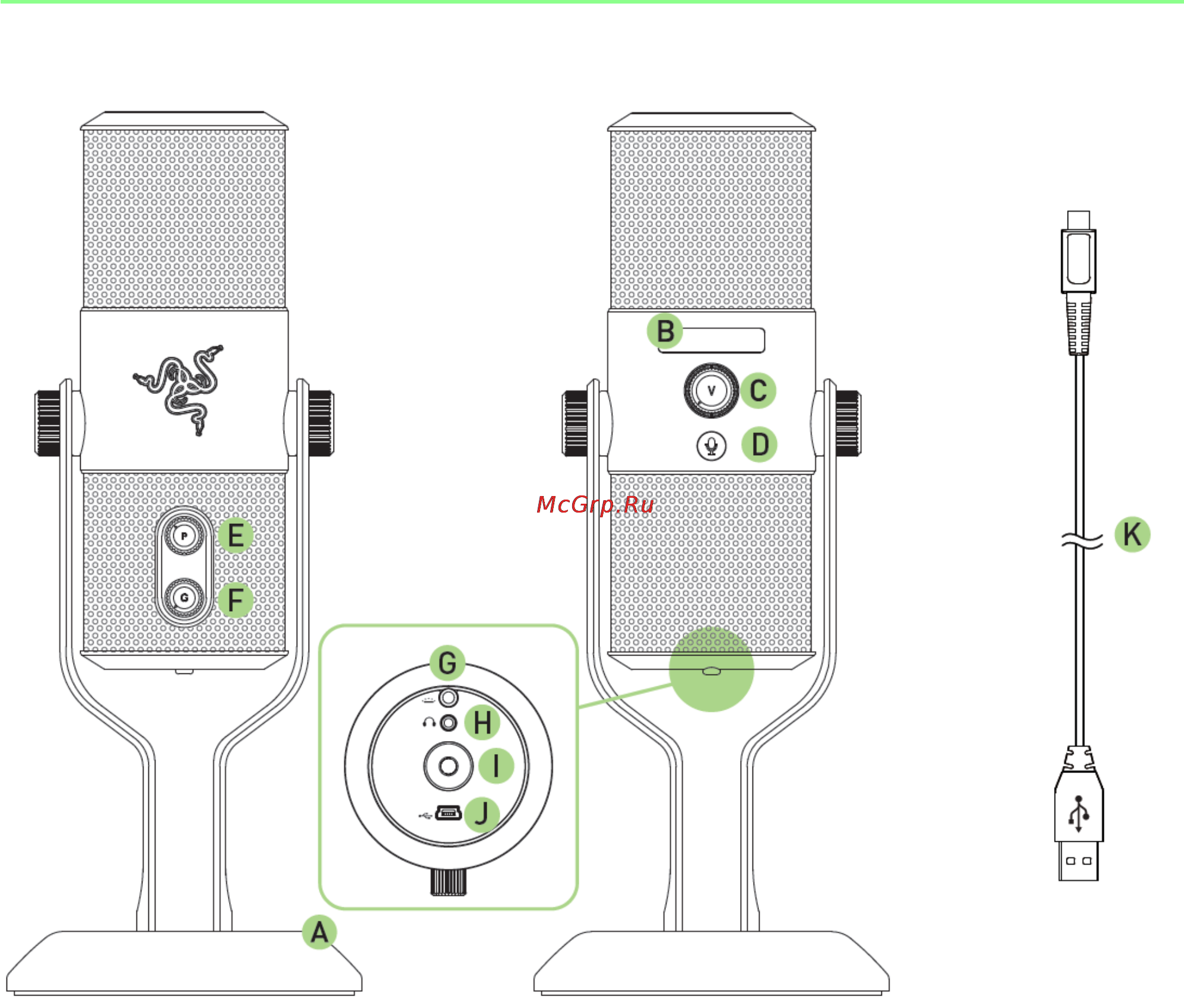 Razer seiren [6/17] Схема устройства