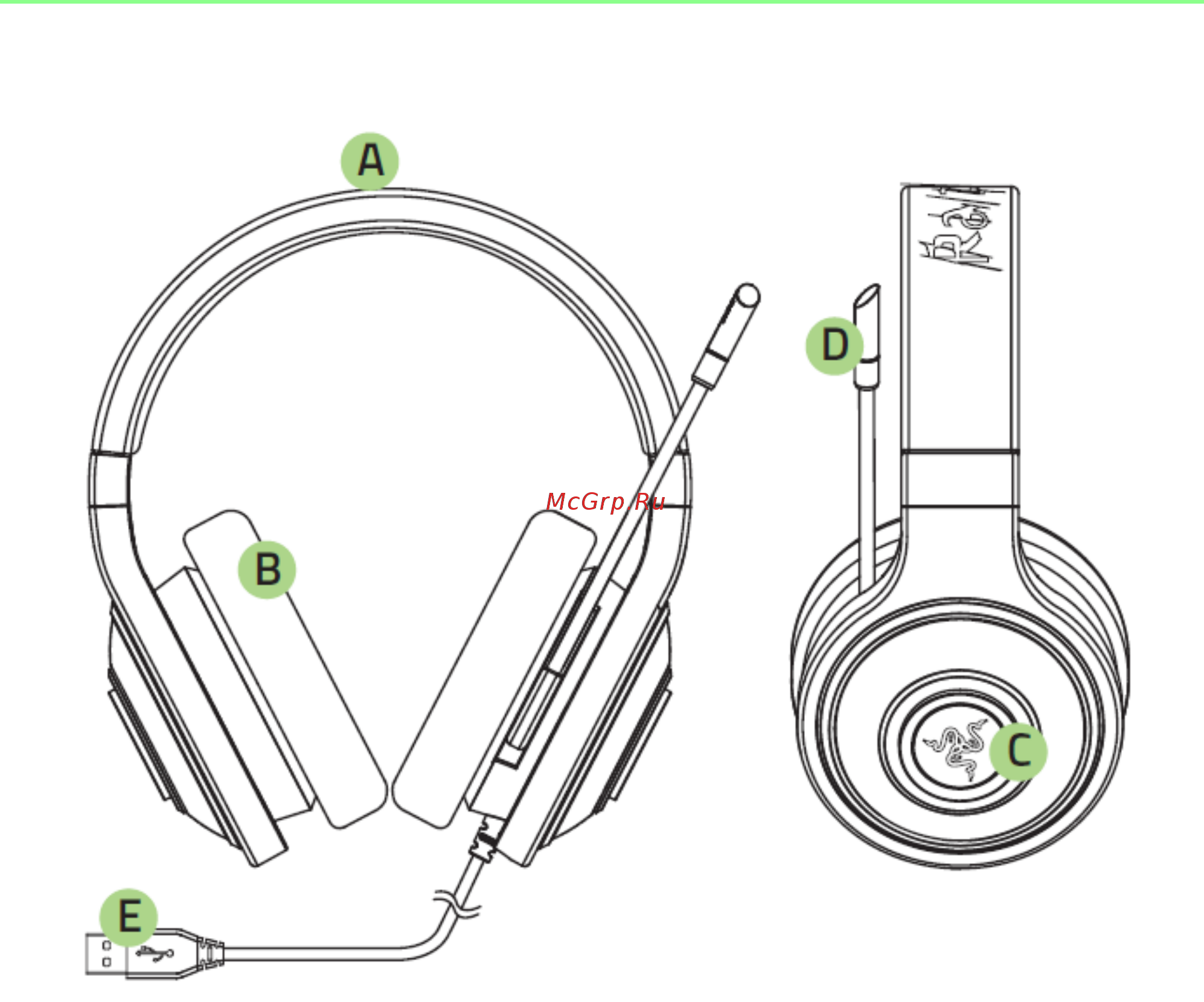 Razer kraken usb [6/23] Схема устройства