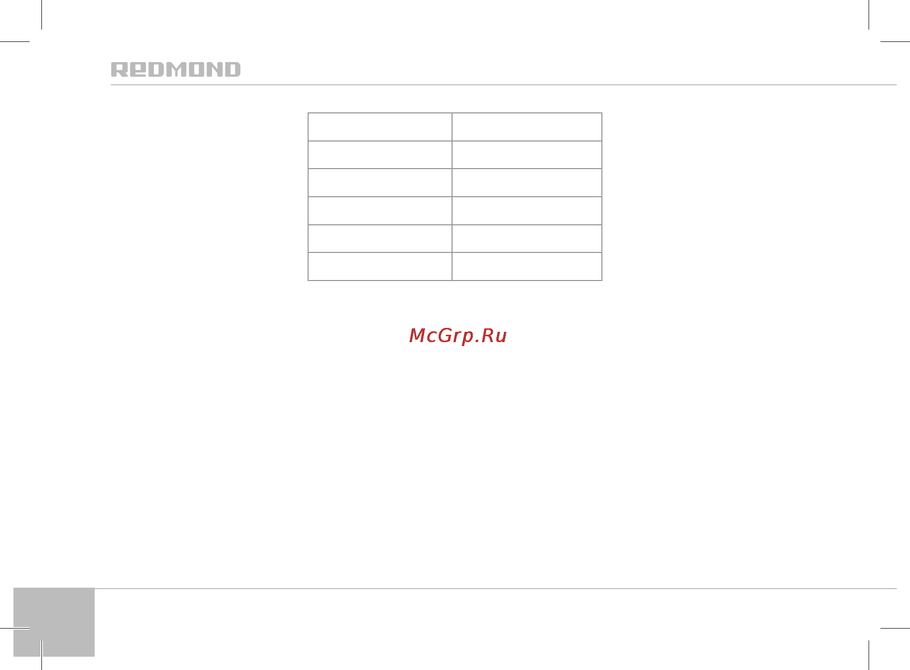 Redmond rm-m1007 [30/40] Функция быстрого приготовления
