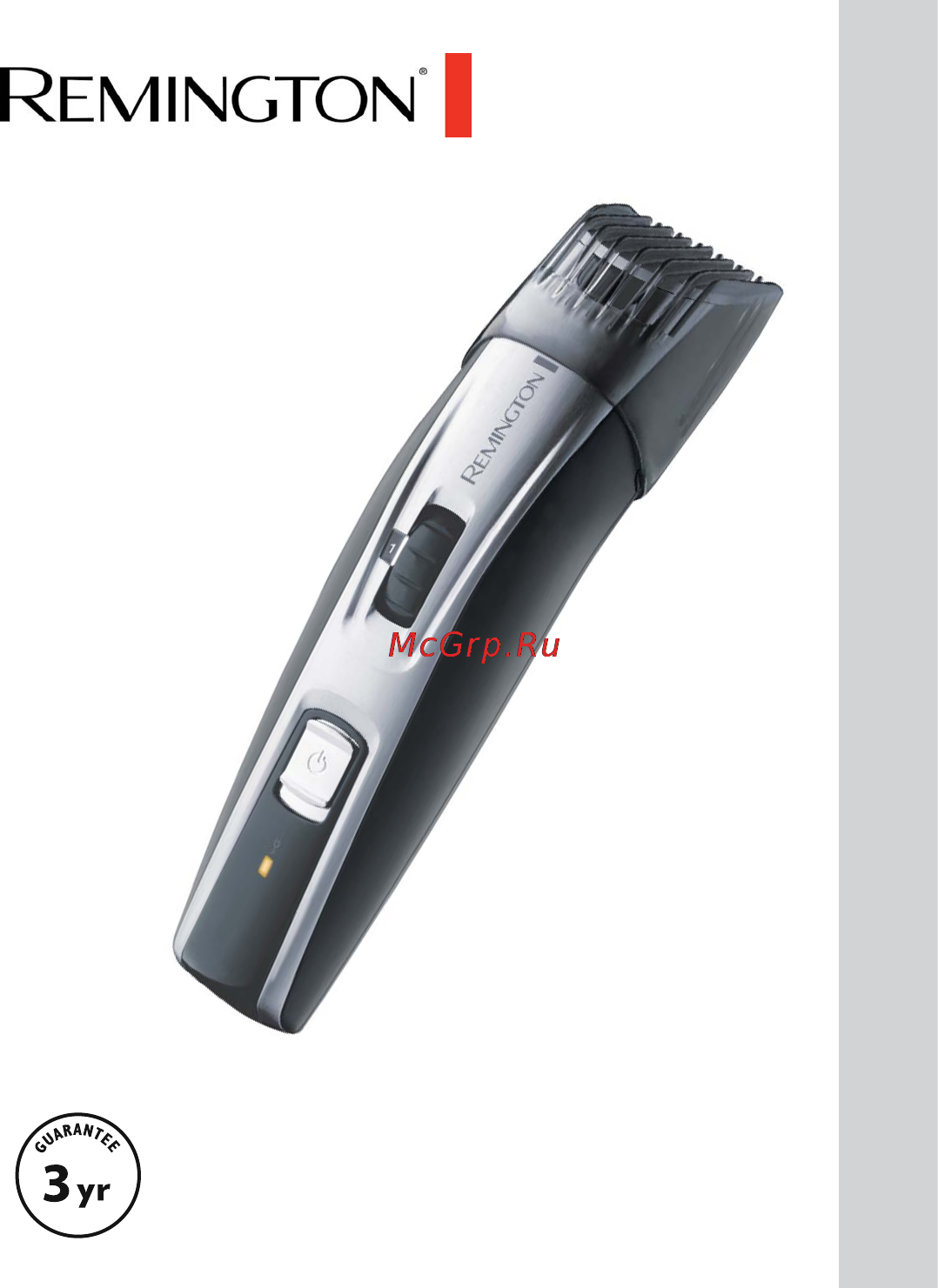 Remington MB4030 Инструкция по эксплуатации онлайн