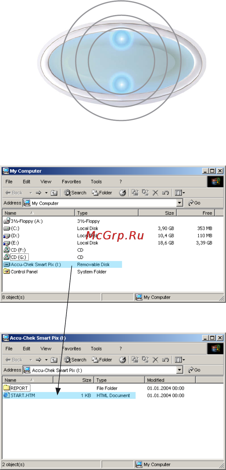 Accu-Chek Smart PIX [16/72] Завершение подготовки к работе