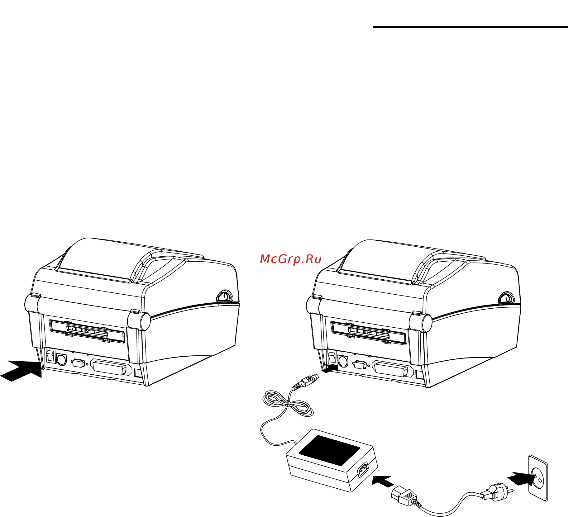 Bixolon SLP-DX420 [10/33] 1 подключение питания