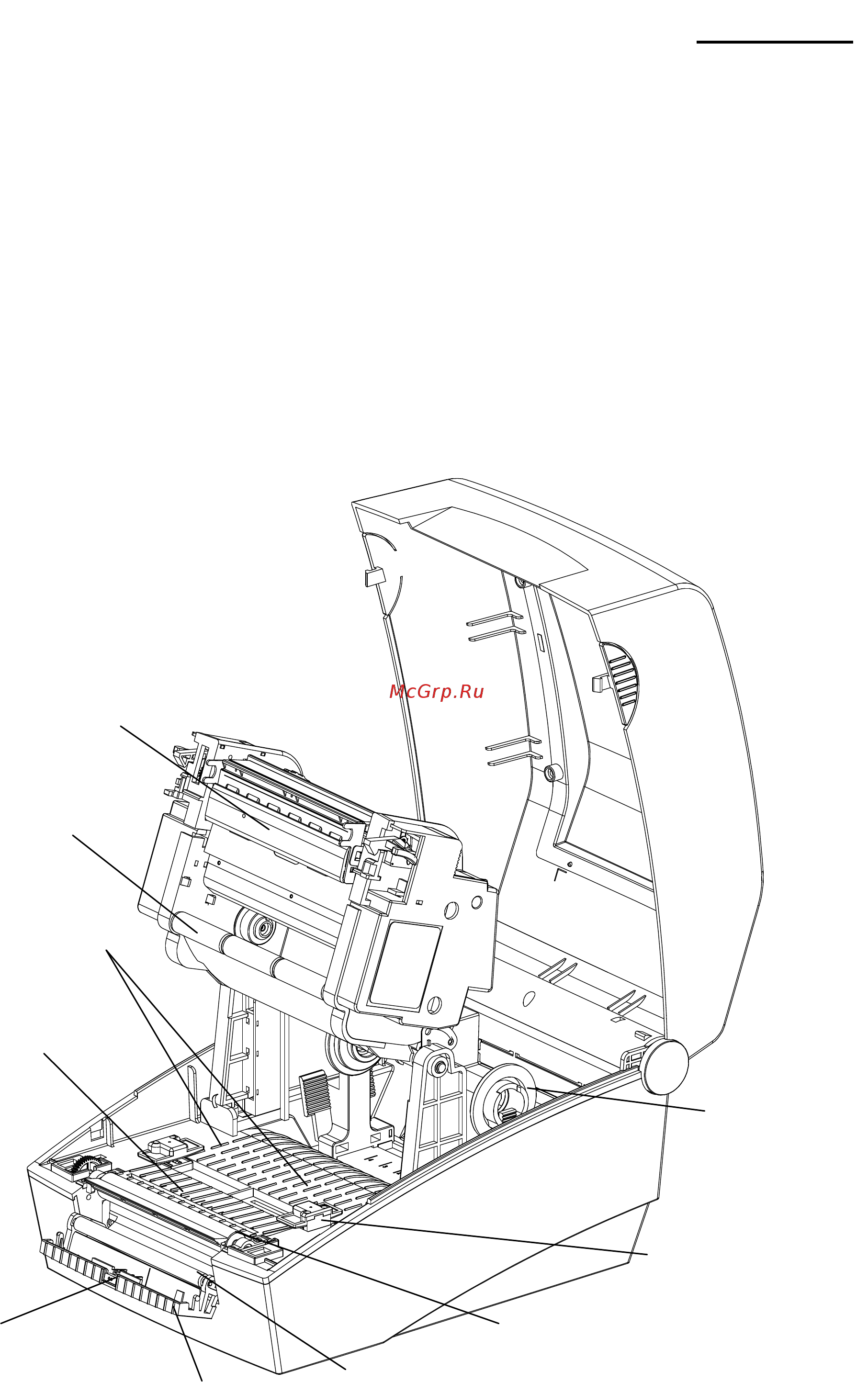 Bixolon SLP-T400 [31/33] 2 очистка датчиков ролика протяжчика и или канала протяжки бумаги