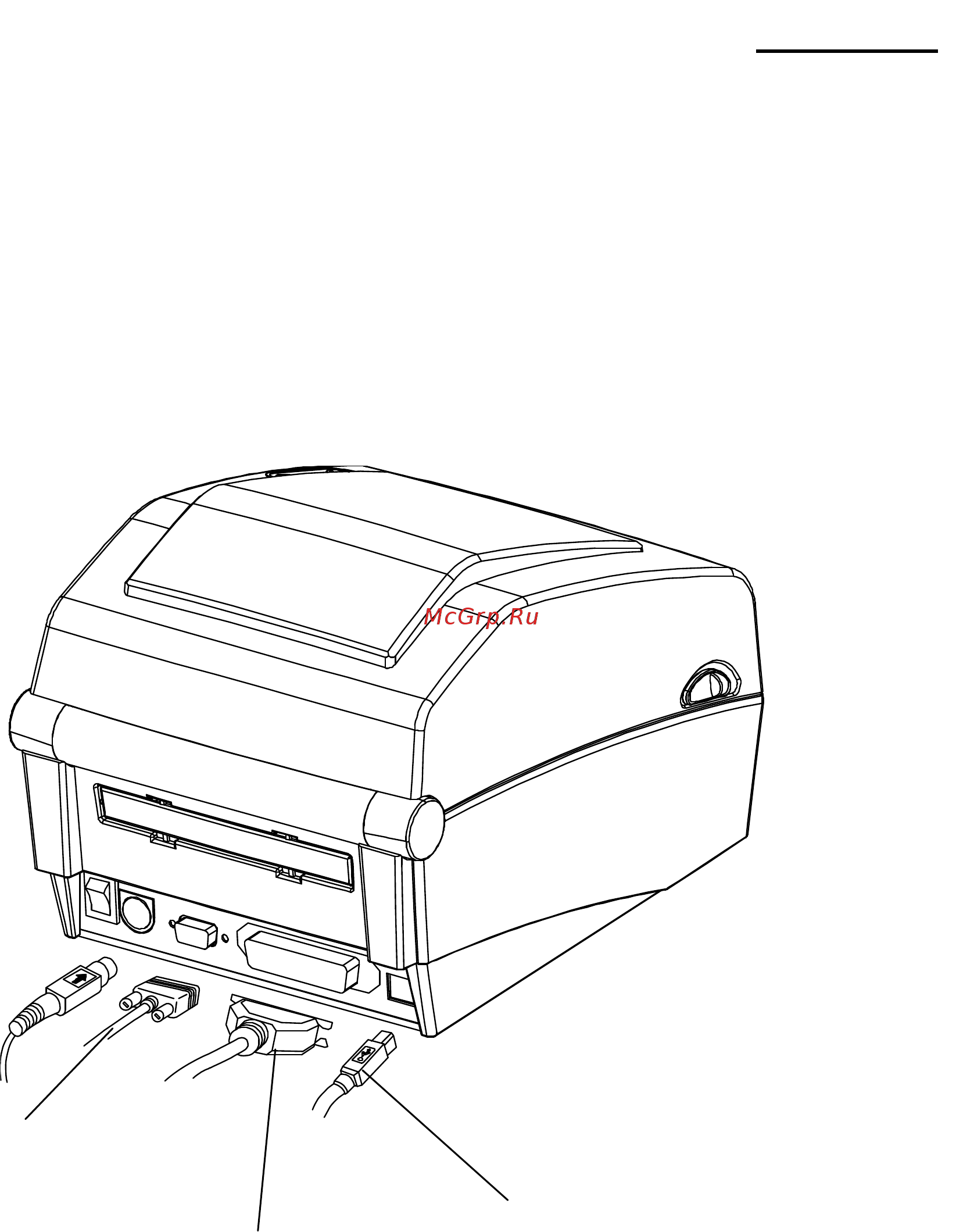 Bixolon SLP-D420E [11/29] 2 подключение по интерфейсному кабелю
