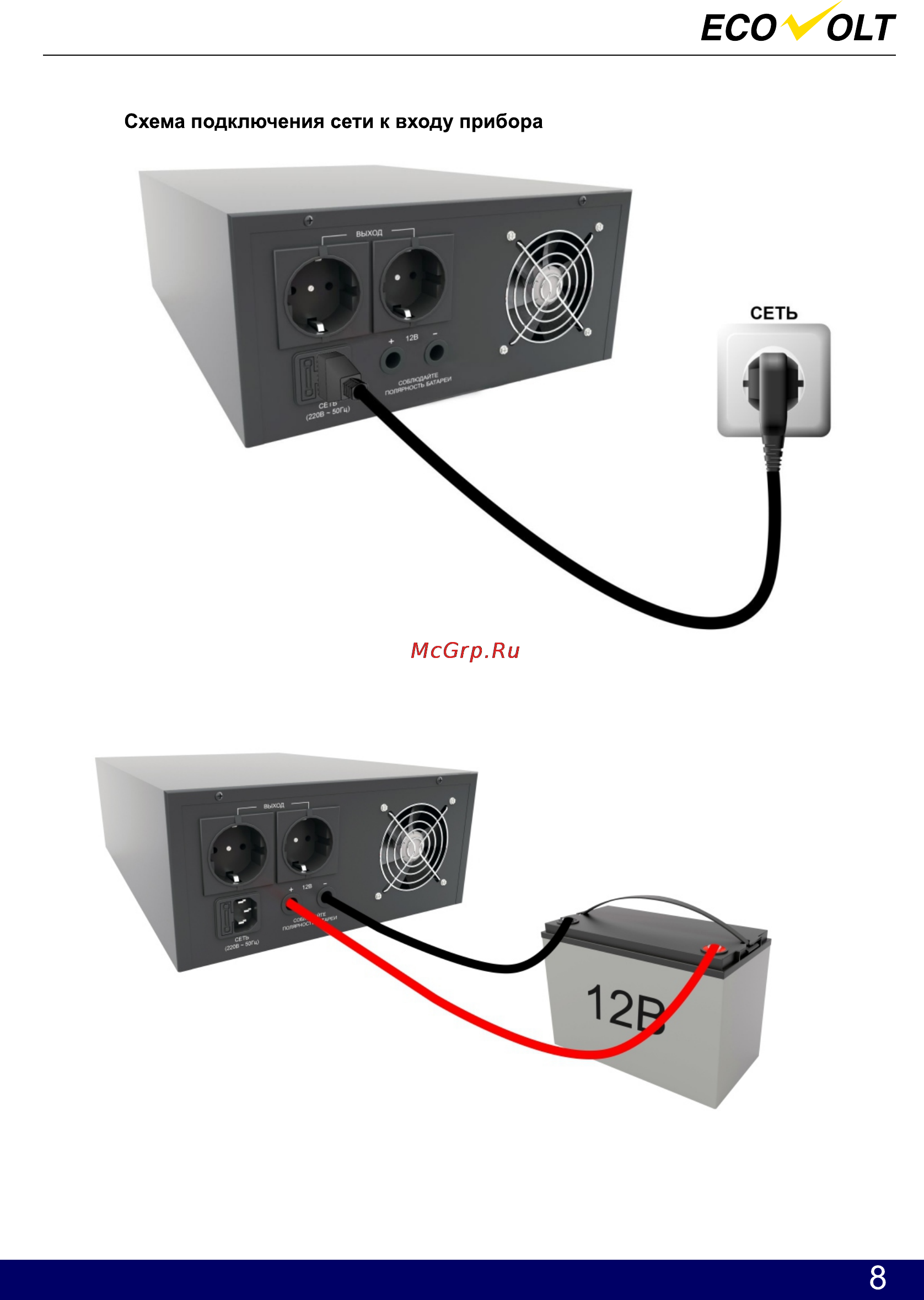Ecovolt ECO 1012E [9/19] Страница 9