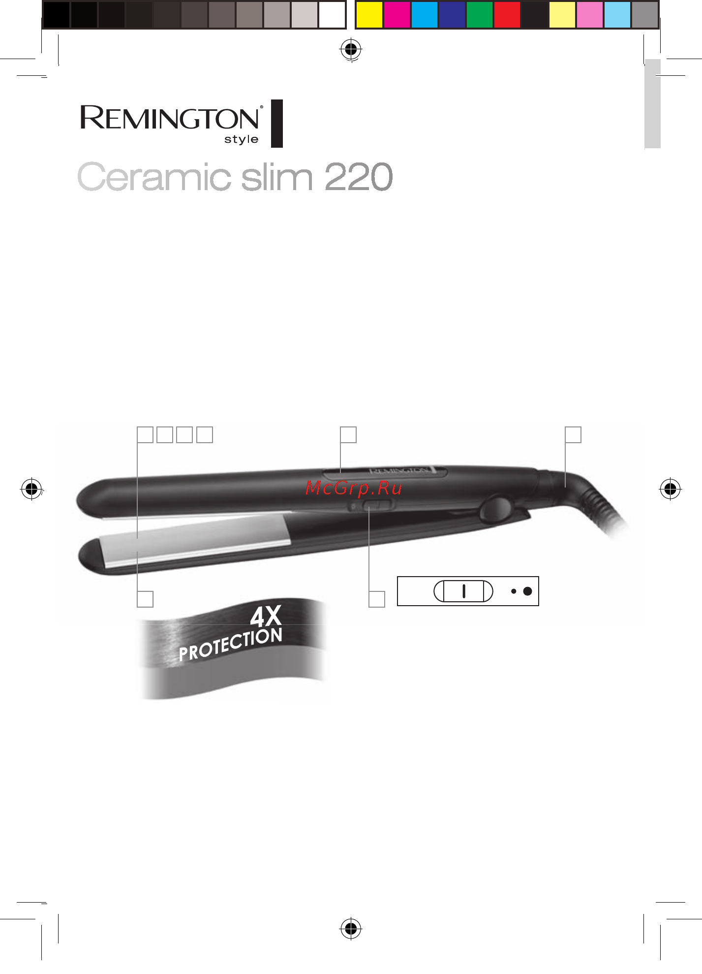 Remington Ceramic Slim S1510 45333560100 Черный Инструкция по эксплуатации онлайн [2/83] 300842