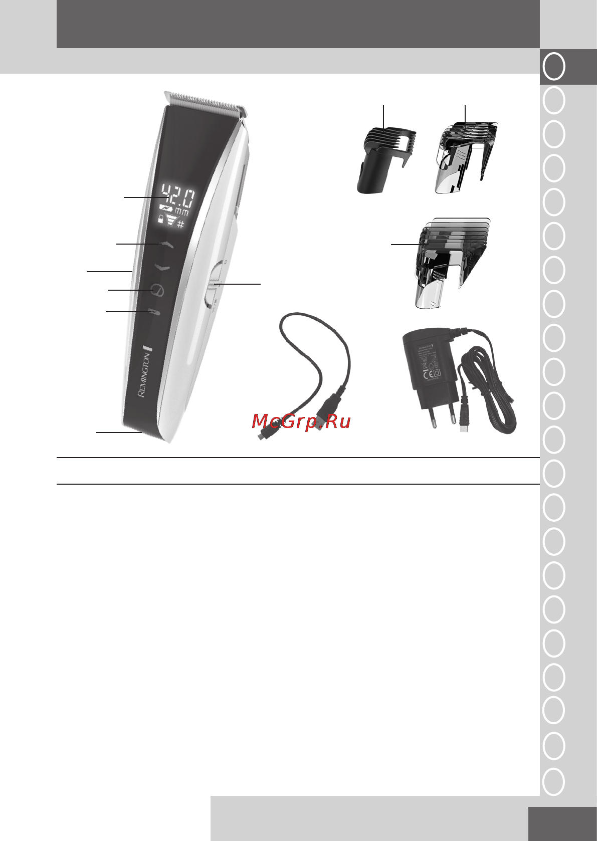 Remington hc5960 touch control [3/172] English