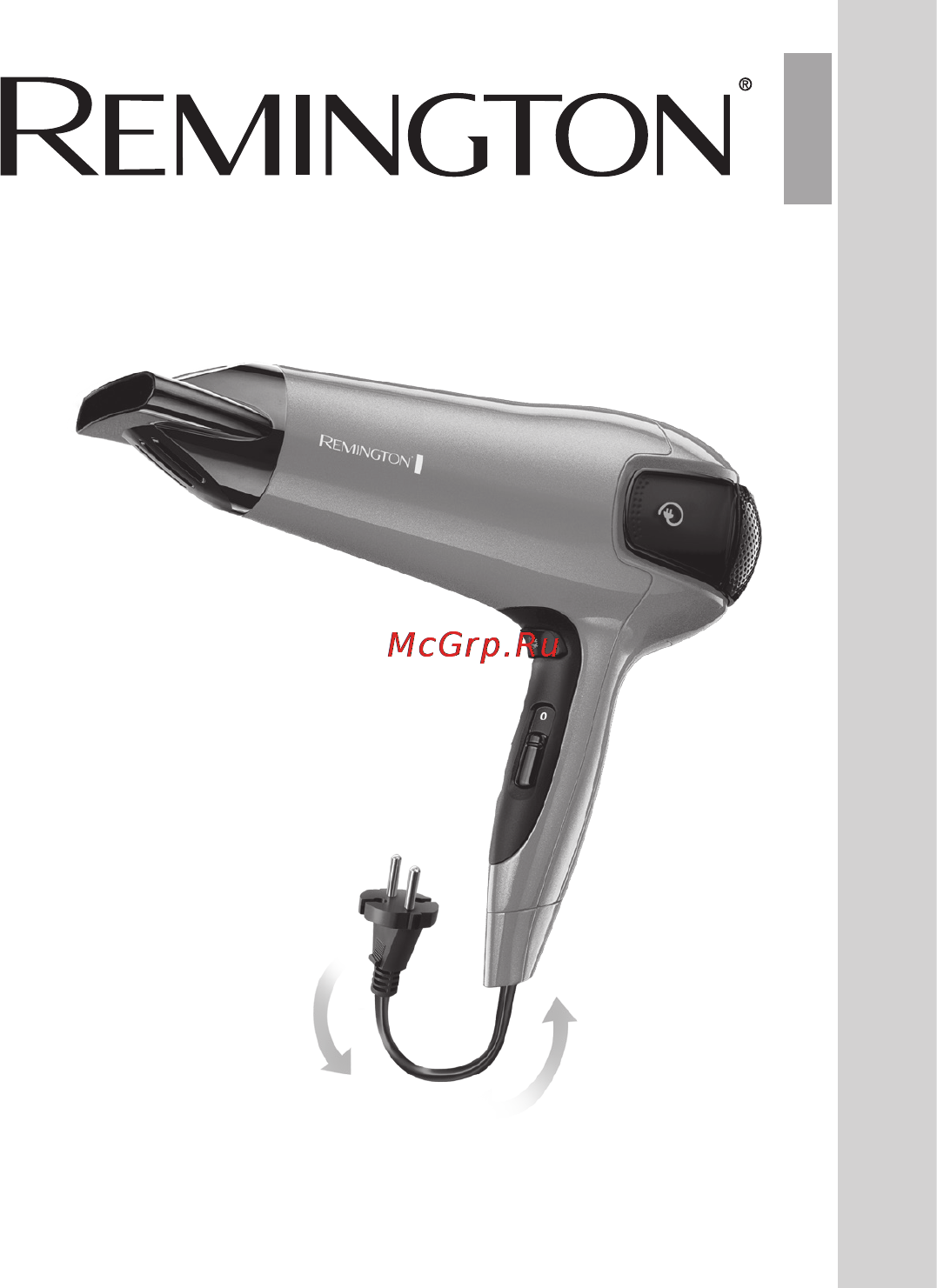 Remington d5801 Инструкция по эксплуатации онлайн