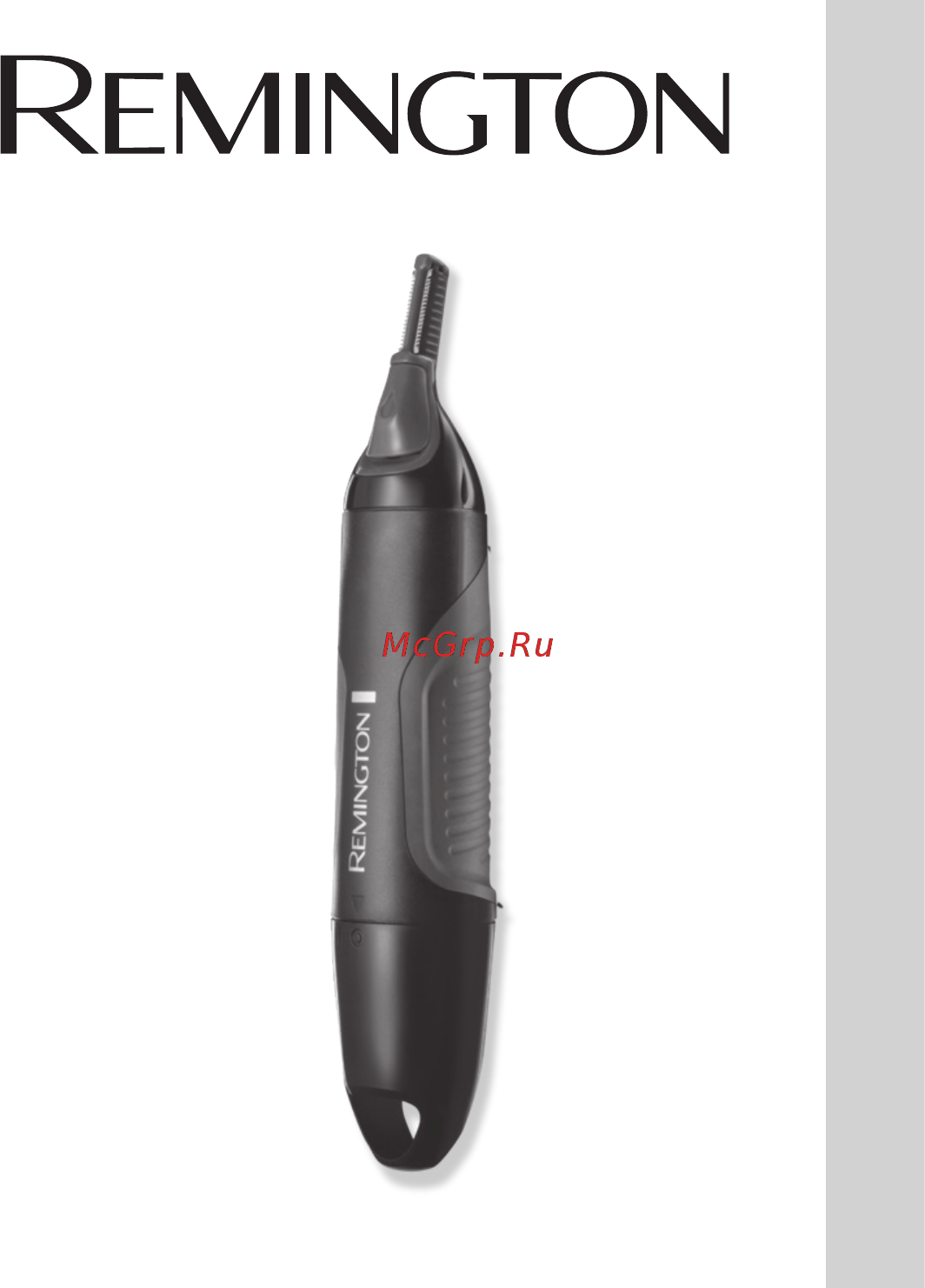 Remington NE3750 Nano Series Инструкция по эксплуатации онлайн
