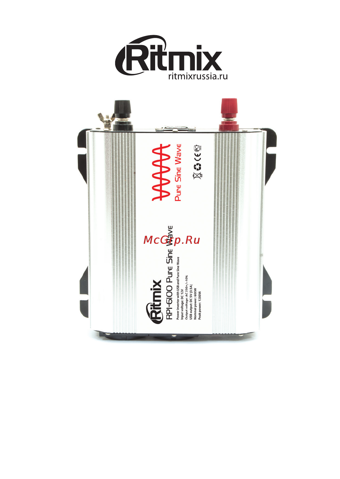 Ritmix rpi-6100 pure sine Инструкция по эксплуатации онлайн