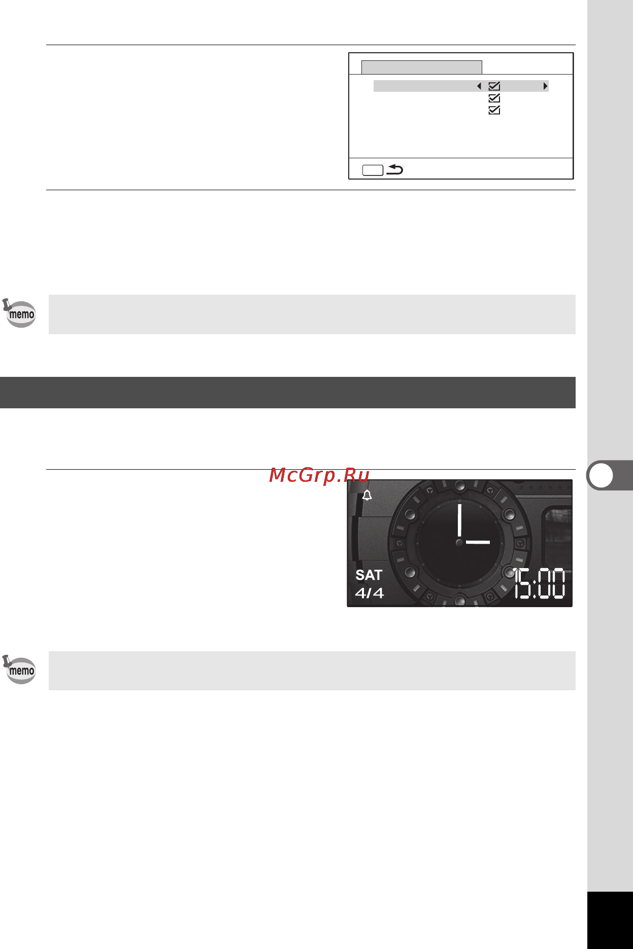 Ricoh wg-5 [189/244] Displaying the clock display