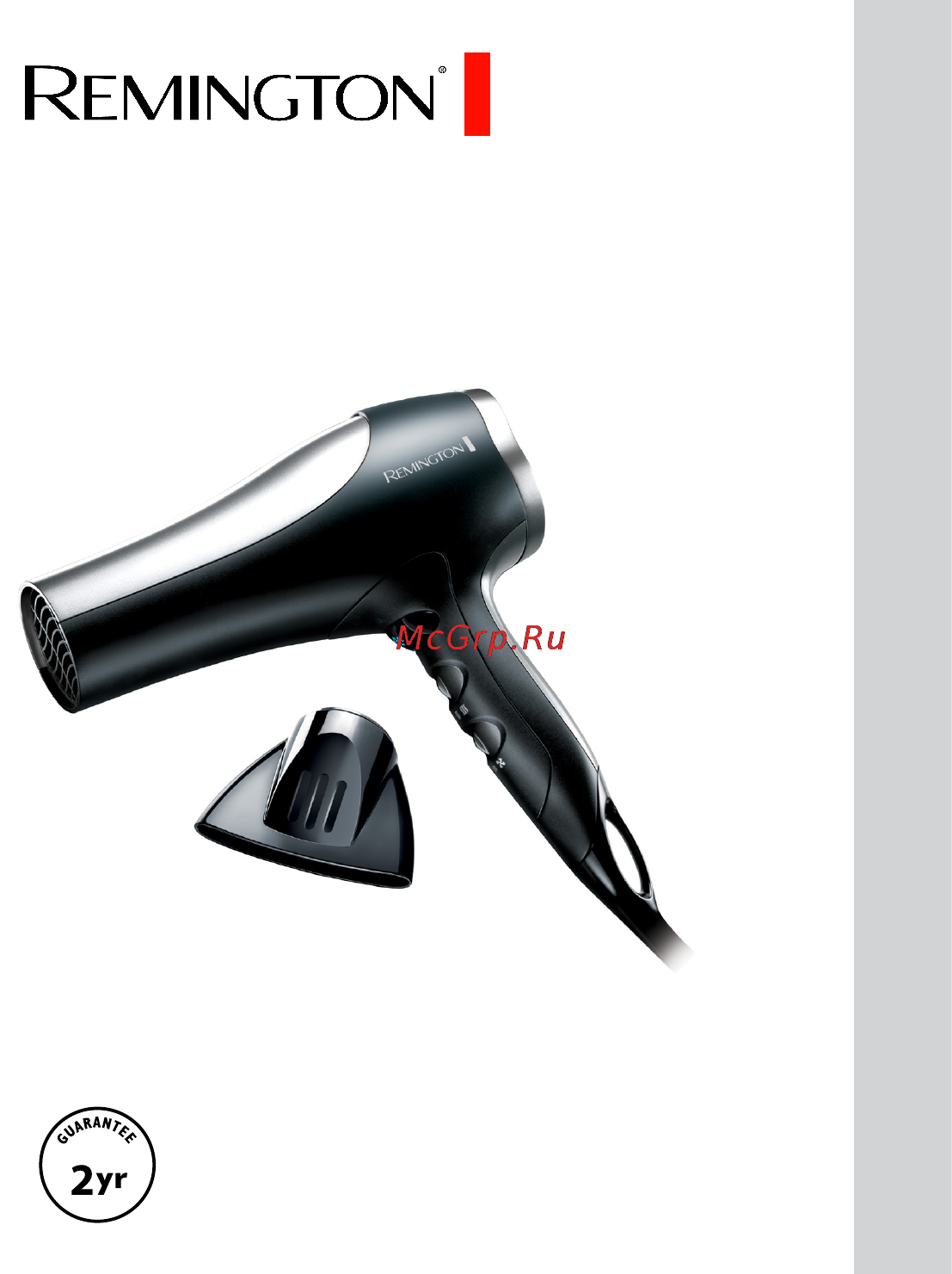 Remington d5017, 2100 вт Инструкция по эксплуатации онлайн