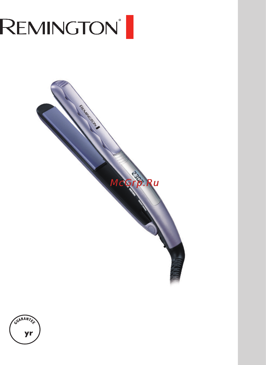 Remington wet2straight s7200 Инструкция по эксплуатации онлайн